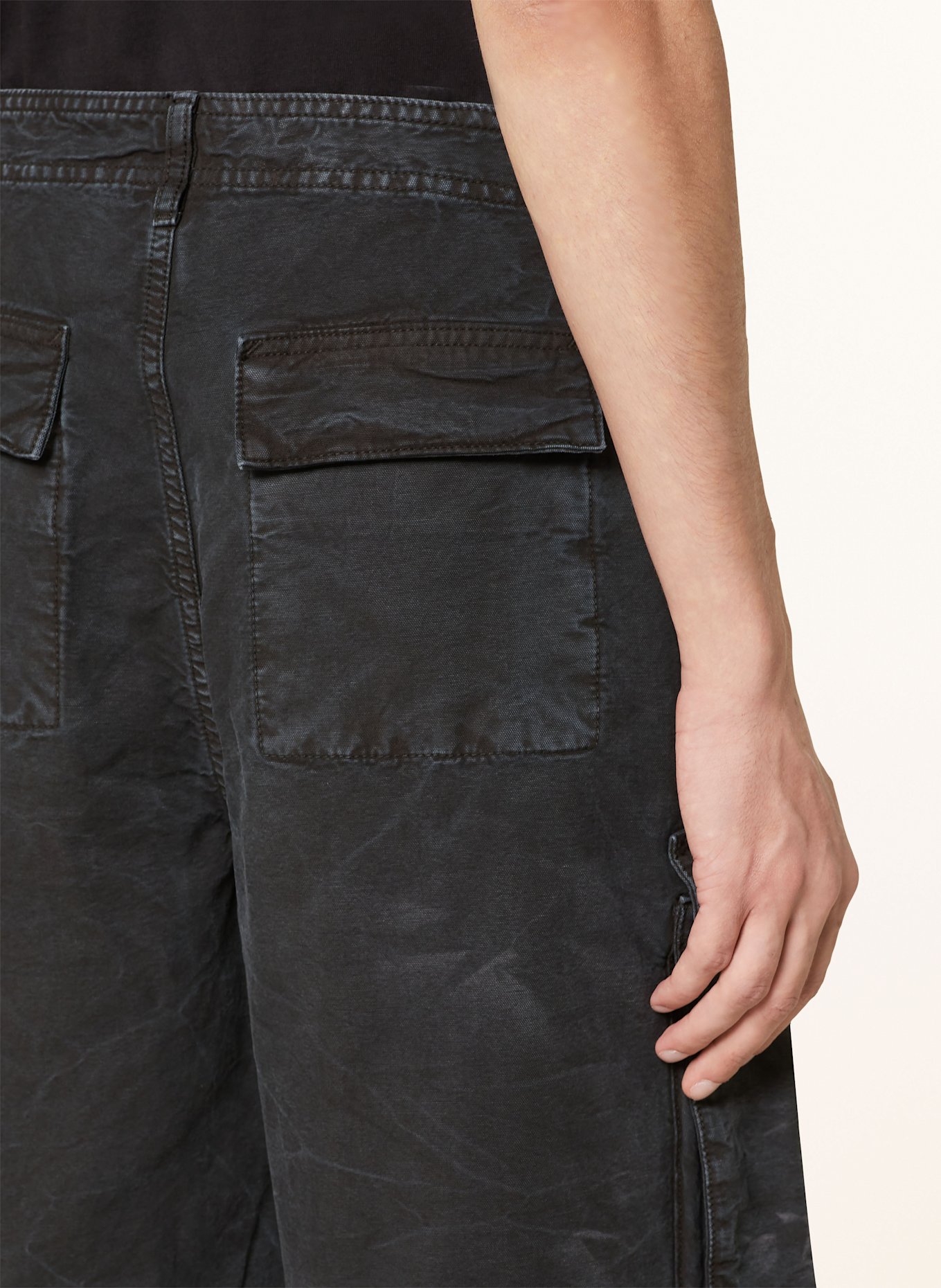 44 LABEL GROUP TRIANON cargo pants: BLACK