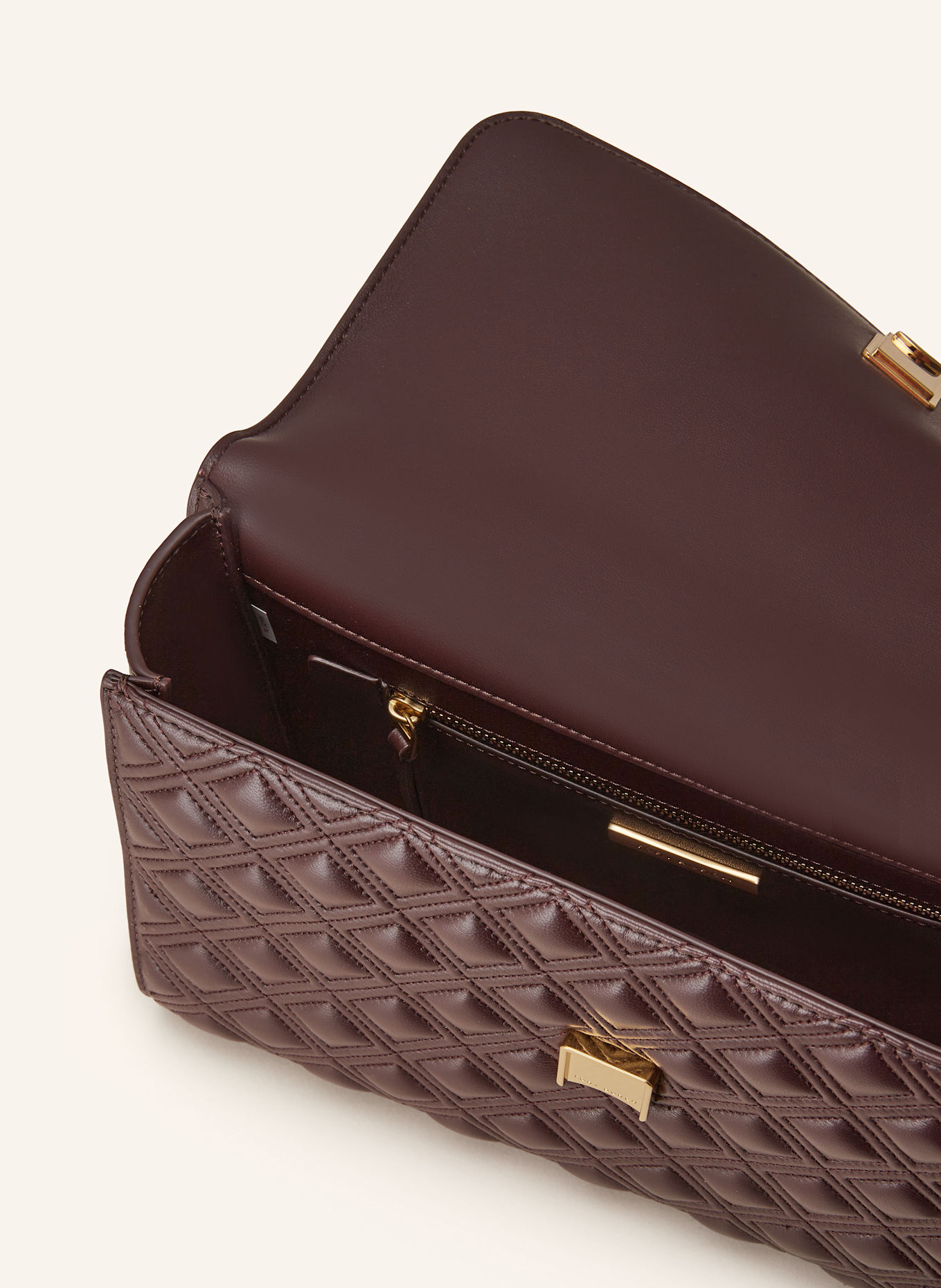 TORY BURCH Crossbody bag FLEMING, Color: DARK BROWN (Image 3)