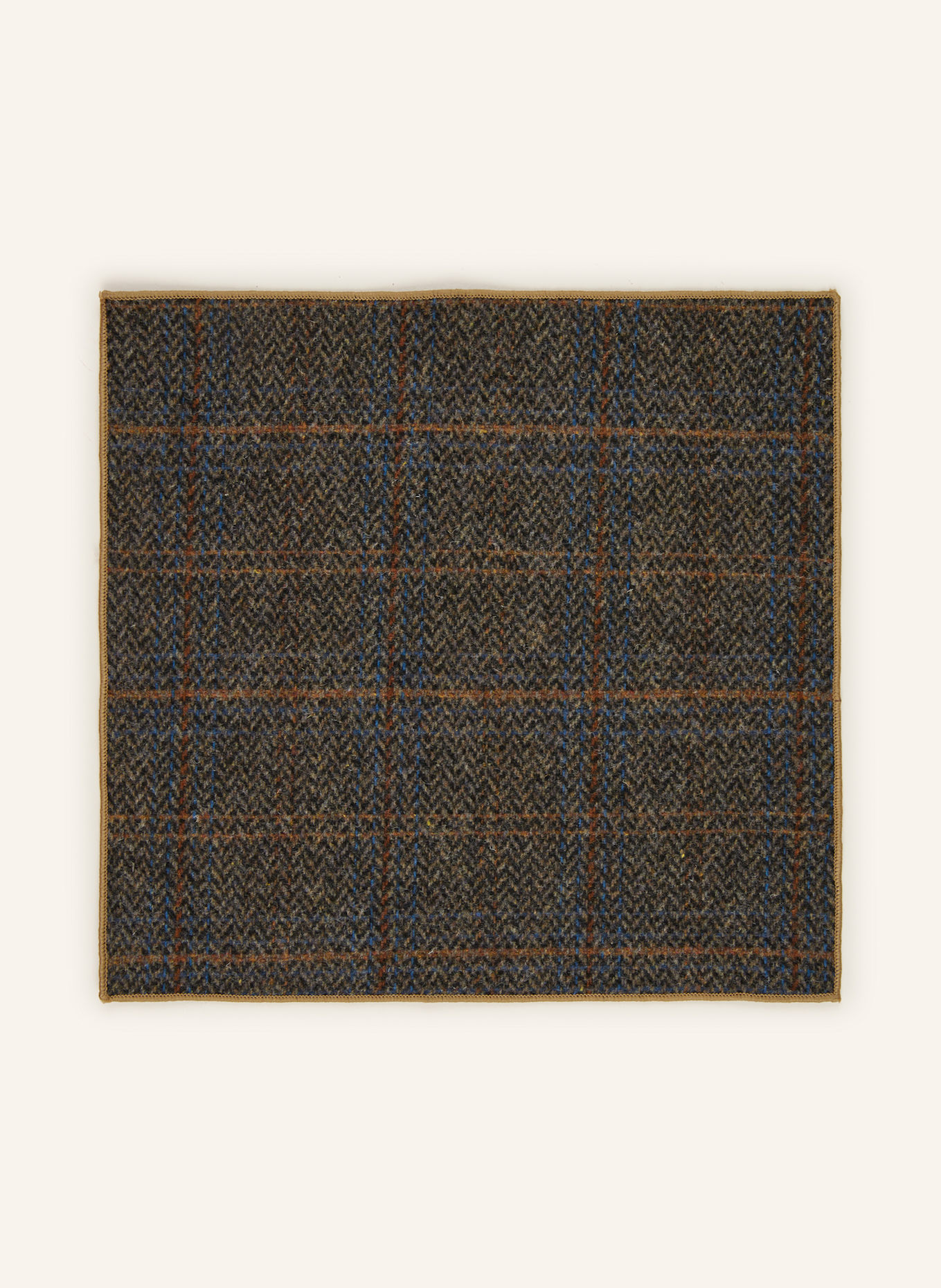 Prince BOWTIE Set: Anzugweste, Fliege und Einstecktuch: BRAUN / BLAU / BEIGE