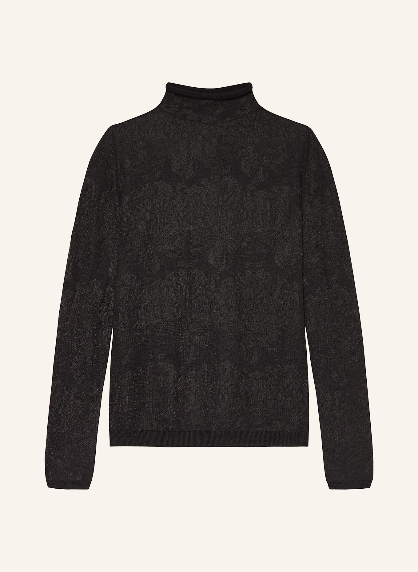 FABIANA FILIPPI Tričko s dlouhým rukávem: ČERNÁ