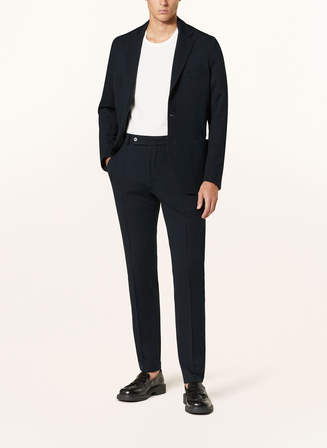 Stefan Brandt JONAS extra slim fit jersey suit trousers, Color: 07.950 Marino (Image 2)