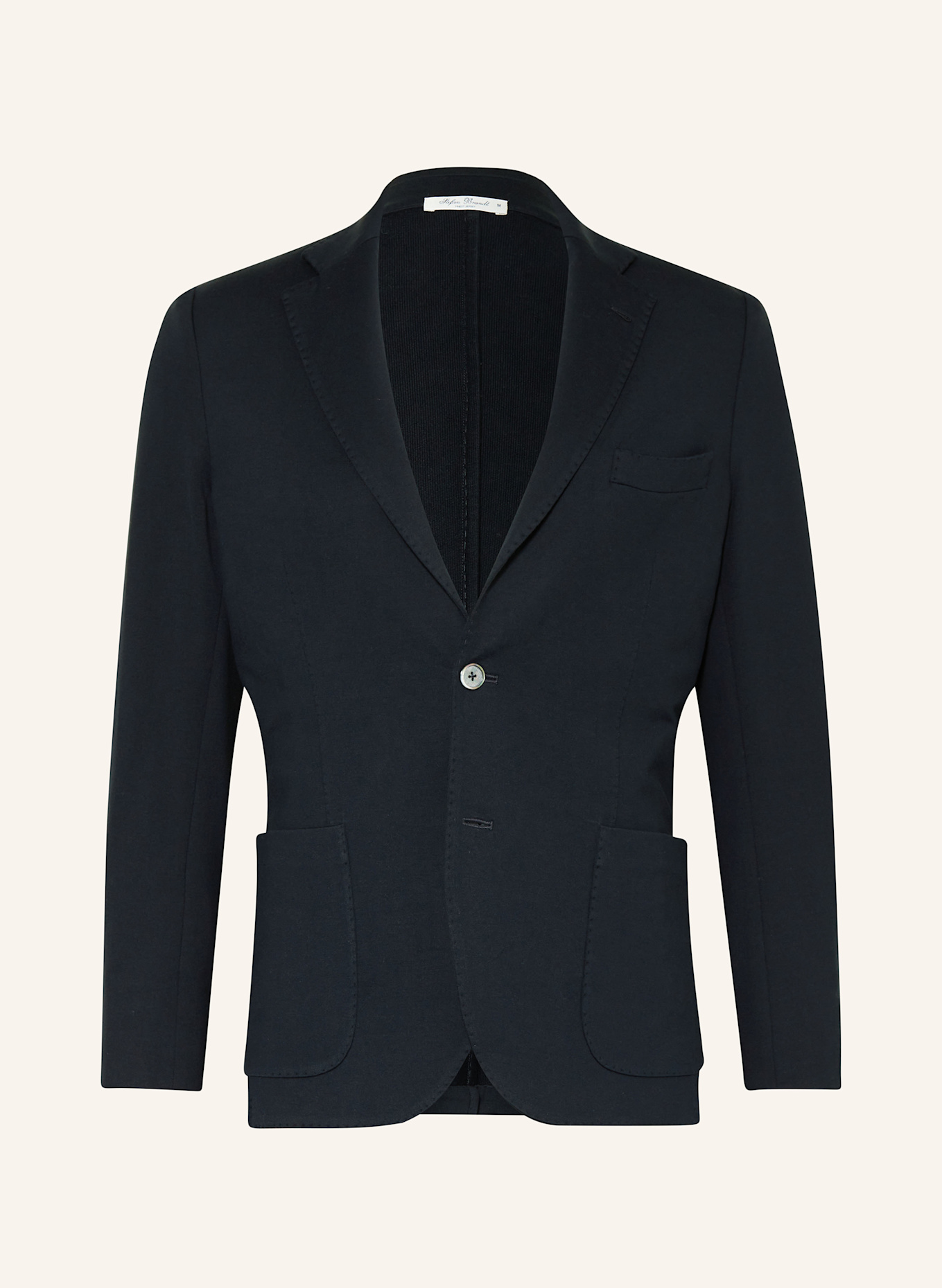 Stefan Brandt Jersey jacket extra slim fit in 07.950 marino