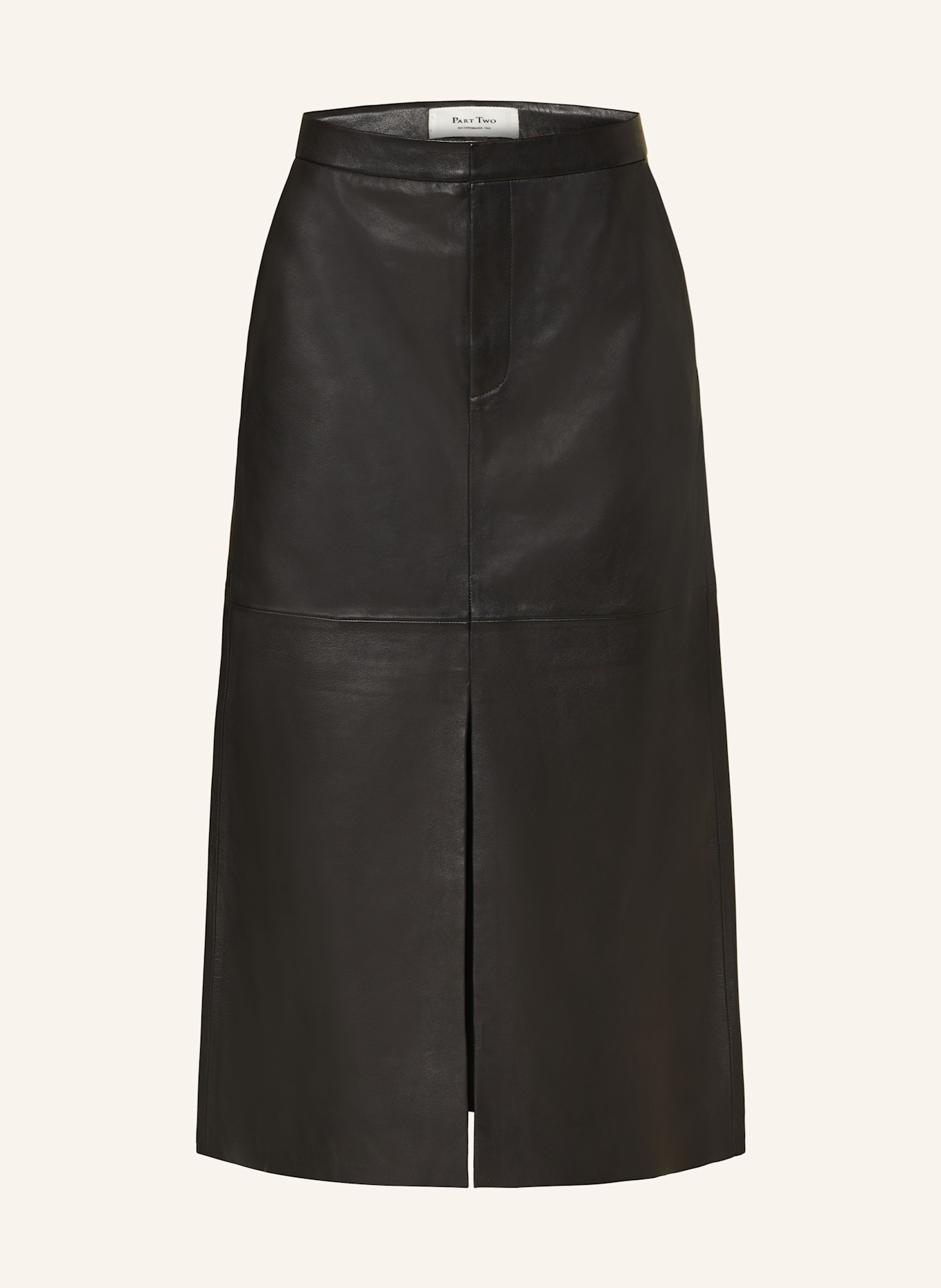 Part Two Leather skirt LORI, Color: BLACK (Image 1)