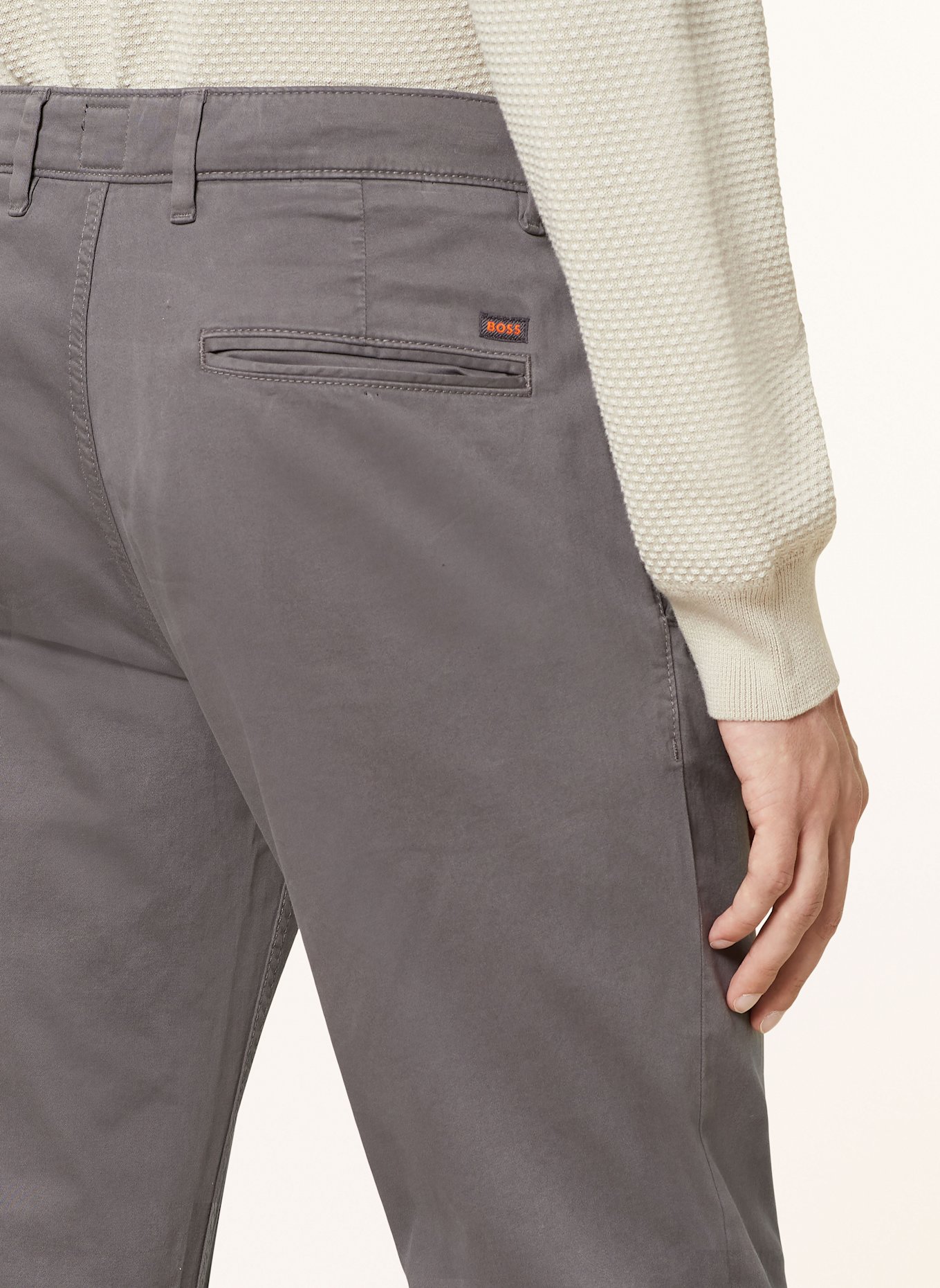 BOSS Chino Regular Fit, Farbe: GRAU (Bild 6)