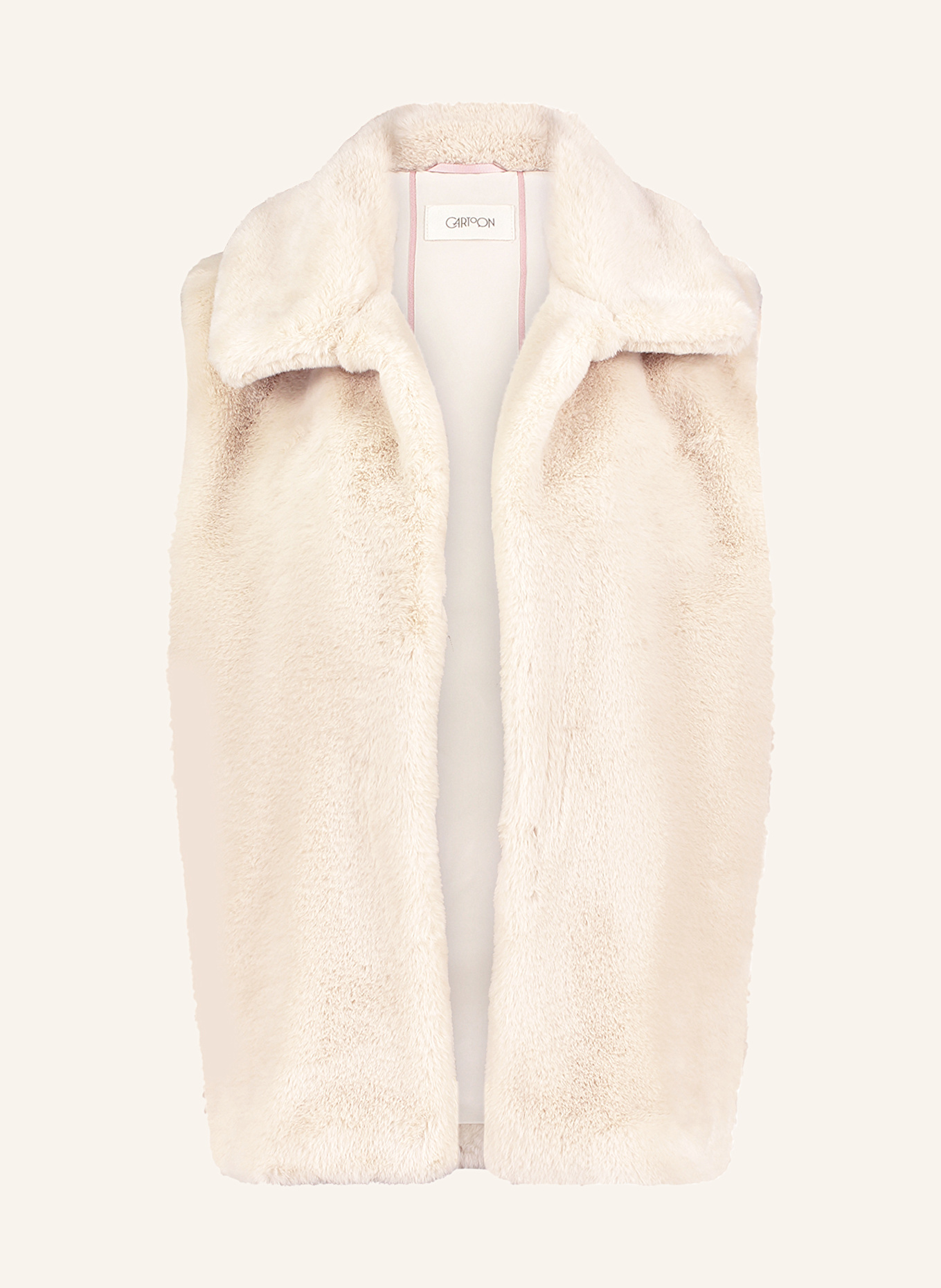 CARTOON Faux fur vest