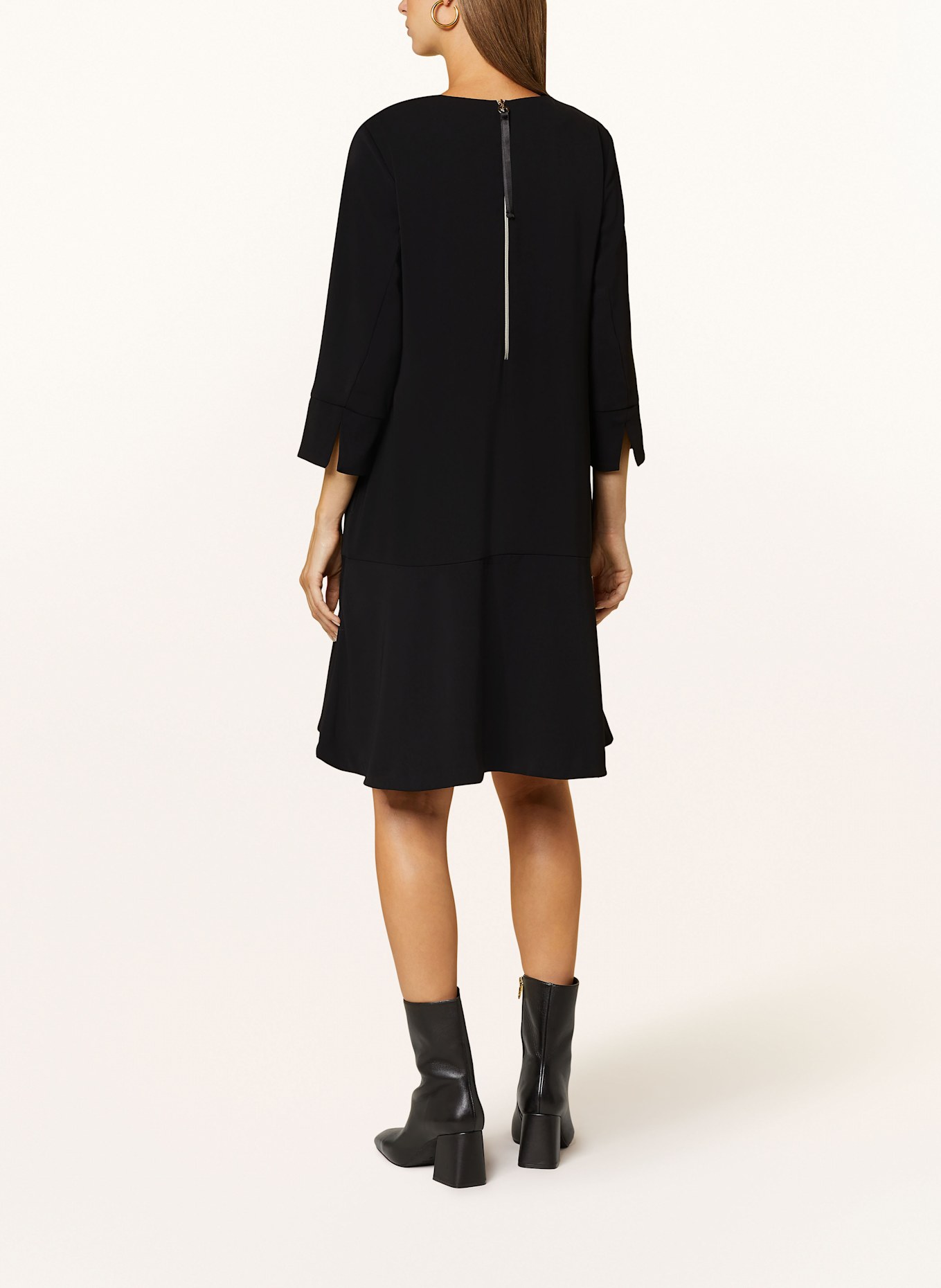 CARTOON Kleid mit 3/4-Arm: SCHWARZ