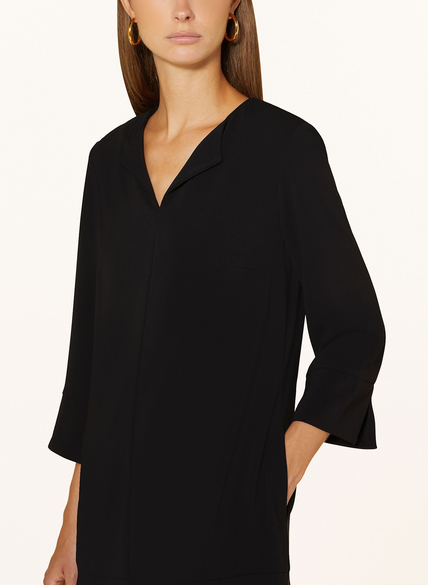 CARTOON Kleid mit 3/4-Arm: SCHWARZ