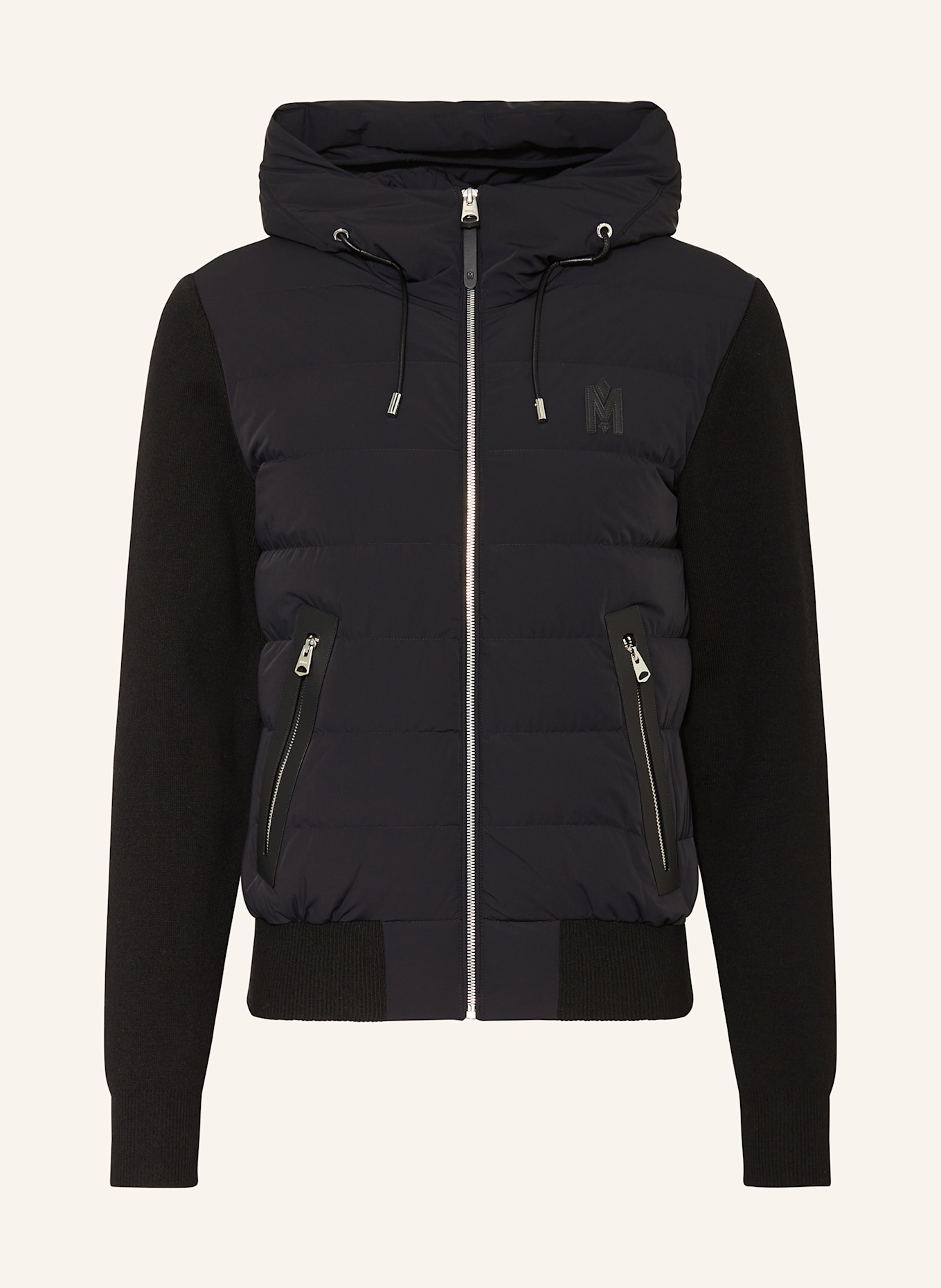 Mackage ANDREW down jacket in a material mix in black