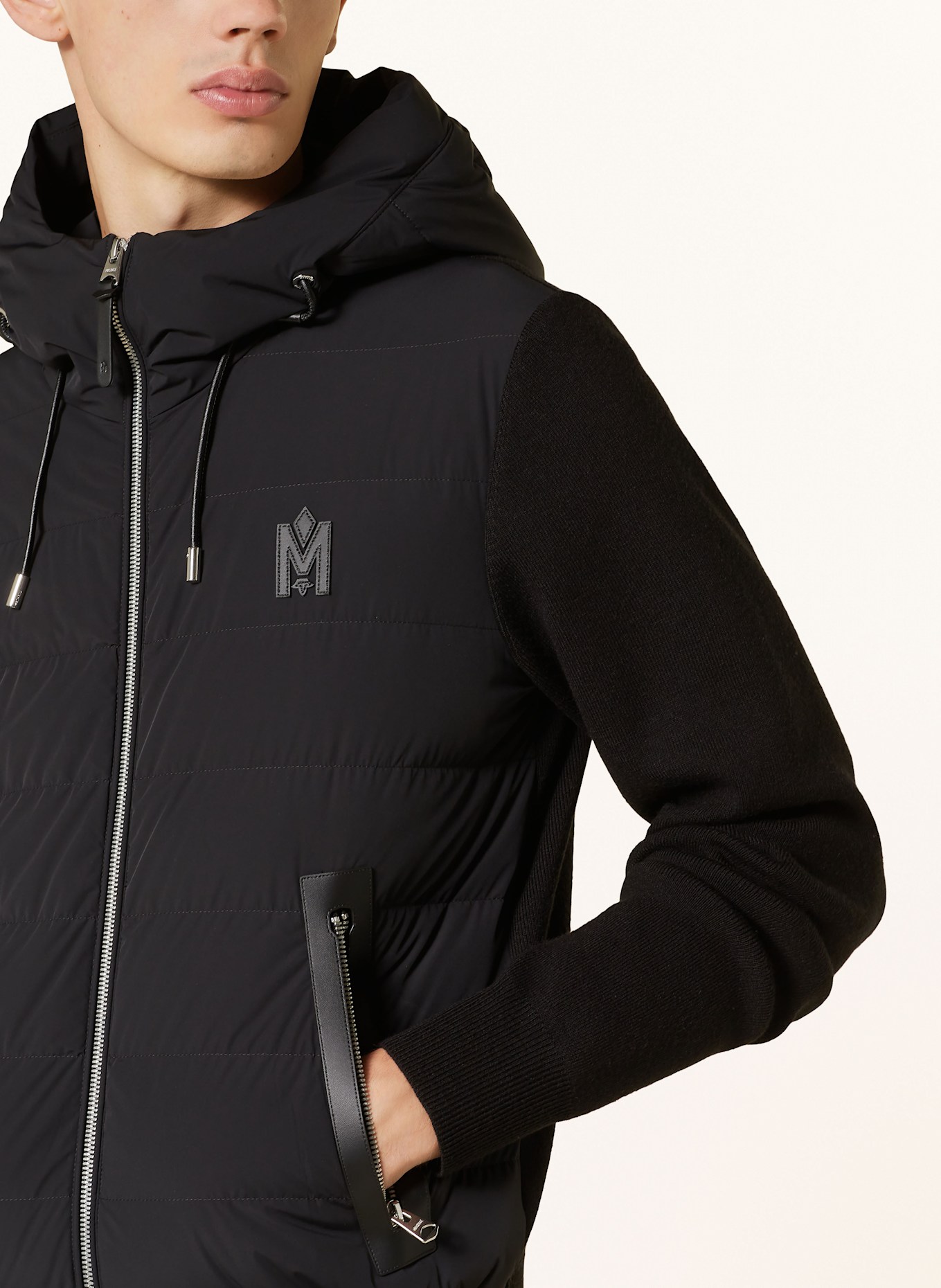 Mackage ANDREW down jacket in a material mix