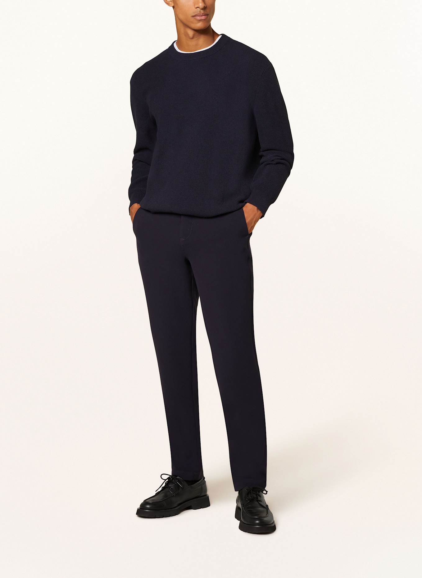 MAC Chino TRAVELLER Modern Fit: DUNKELBLAU