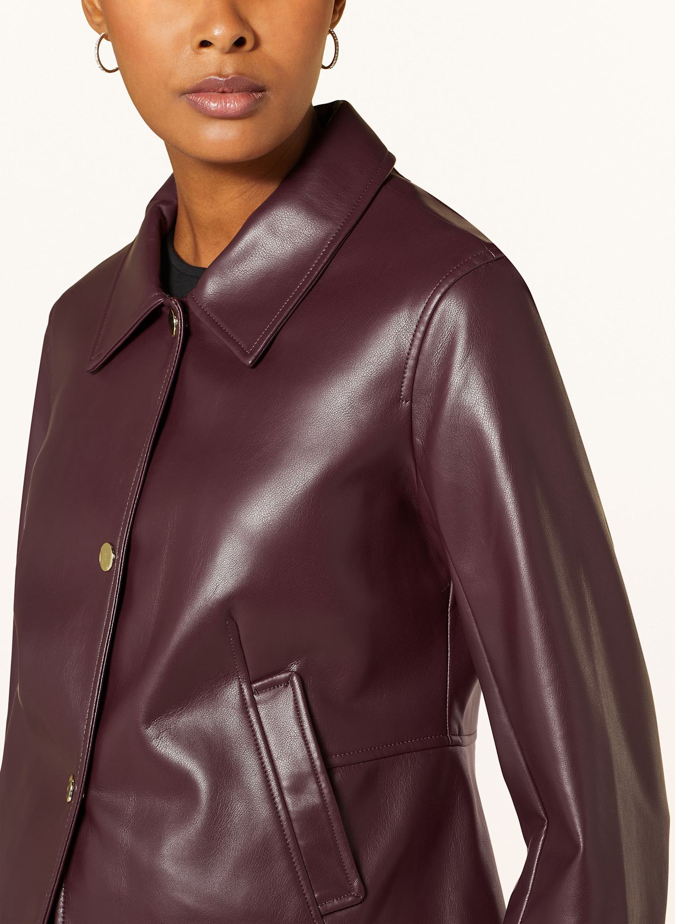 S oliver leather jacket discount