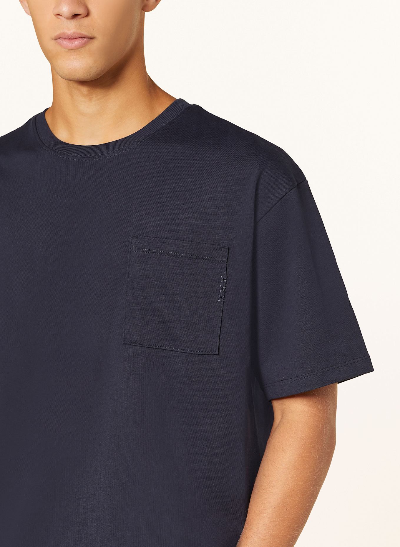 SCOTCH & SODA T-Shirt CORE: DUNKELBLAU