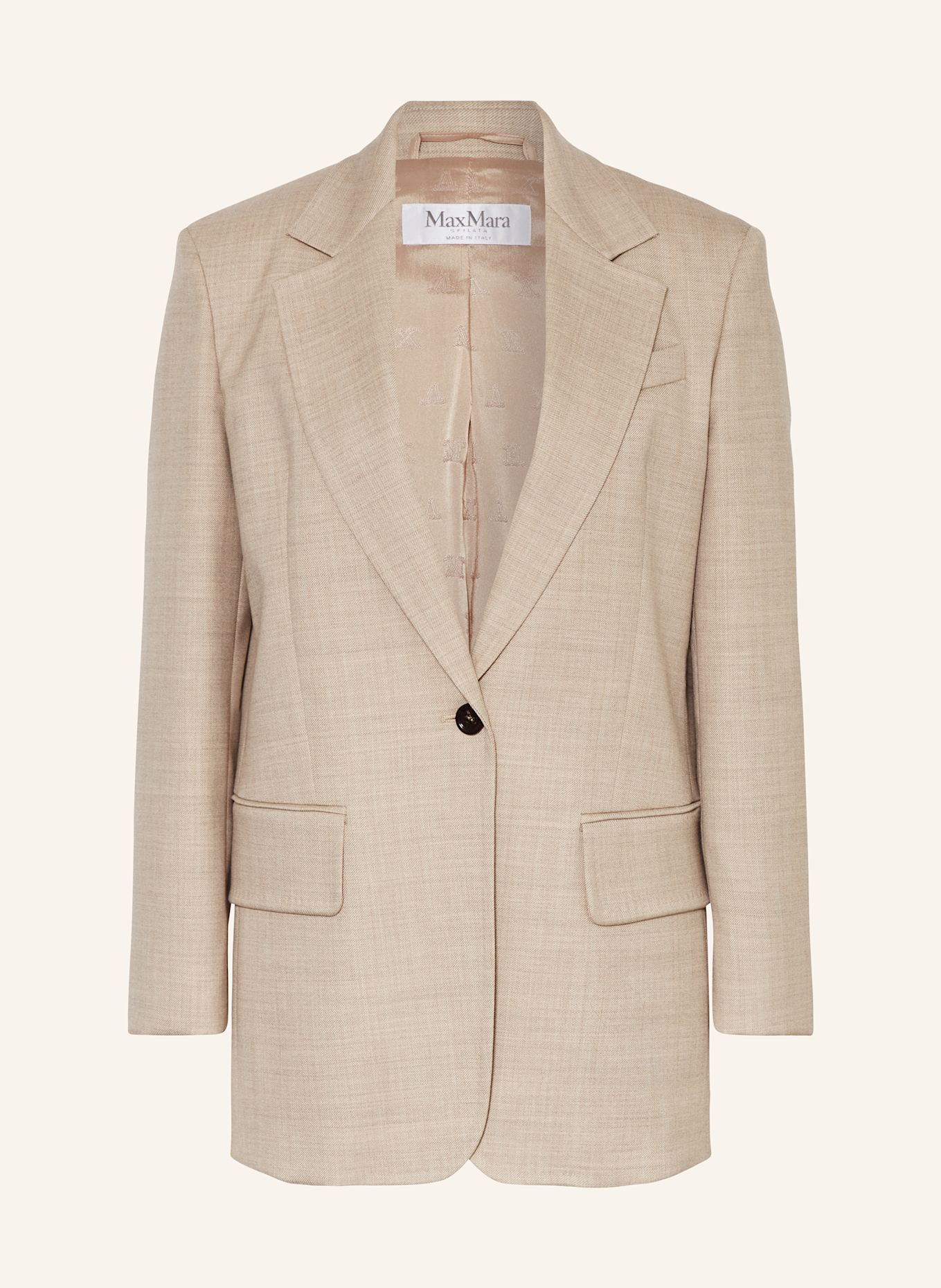 【関税込み】max mara 'Rosi' blazer Max Mara ROSI long blazer in beige