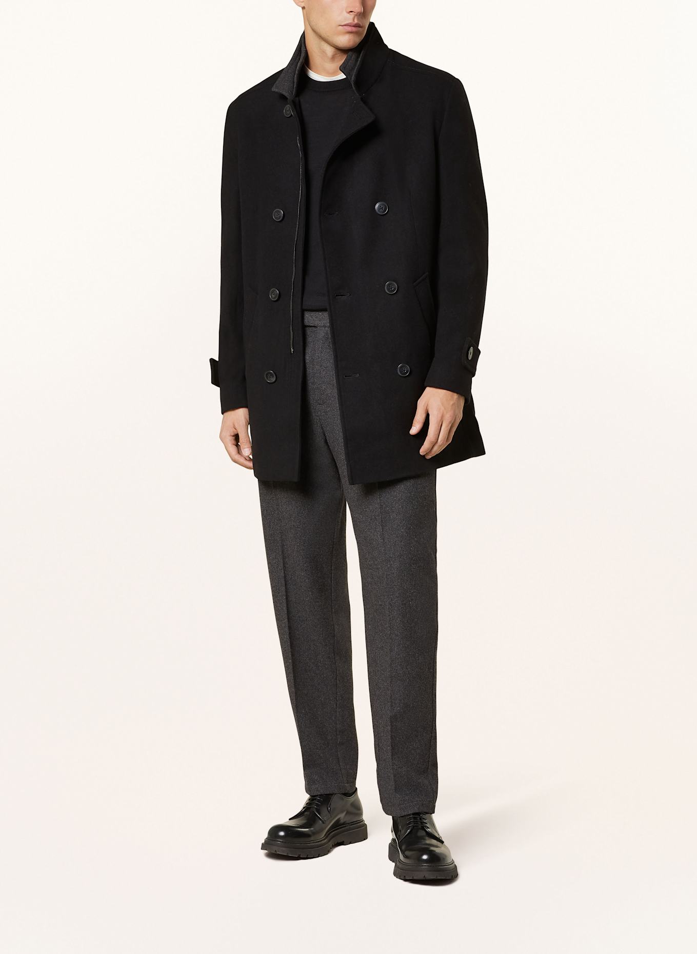 PAUL Coat: BLACK