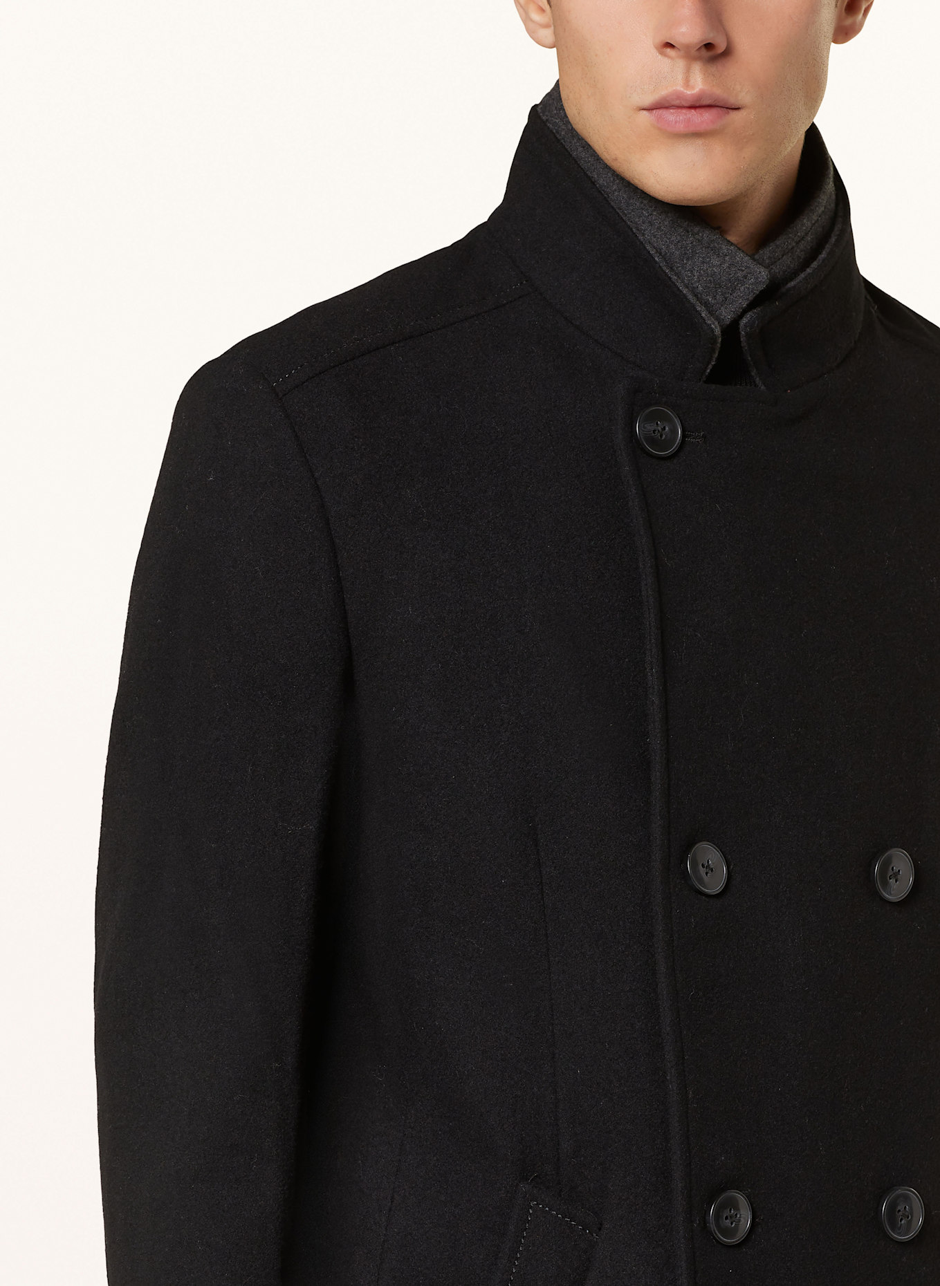 PAUL Coat: BLACK