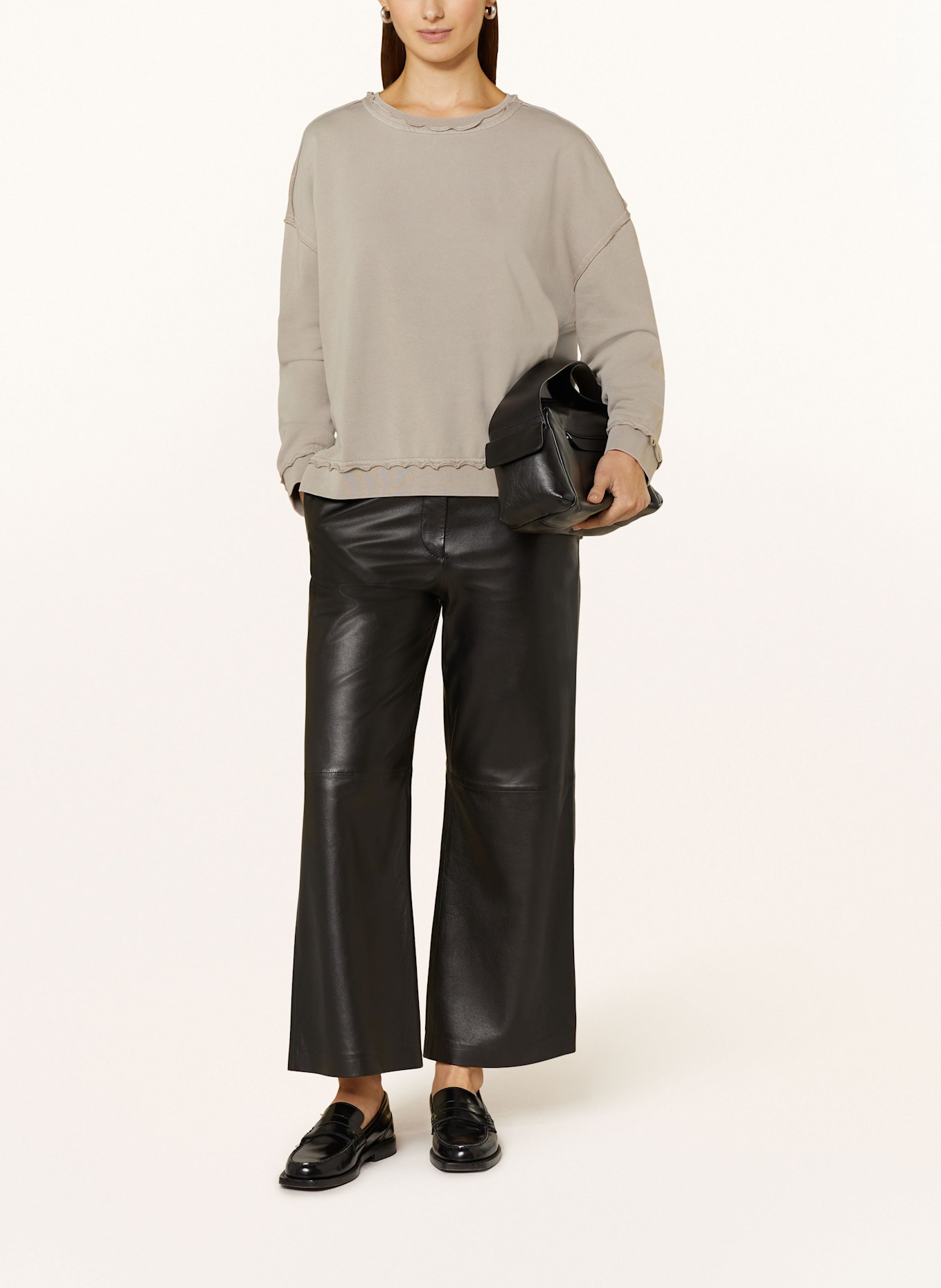 Smith & Soul sweatshirt: TAUPE / WIT / ZWART