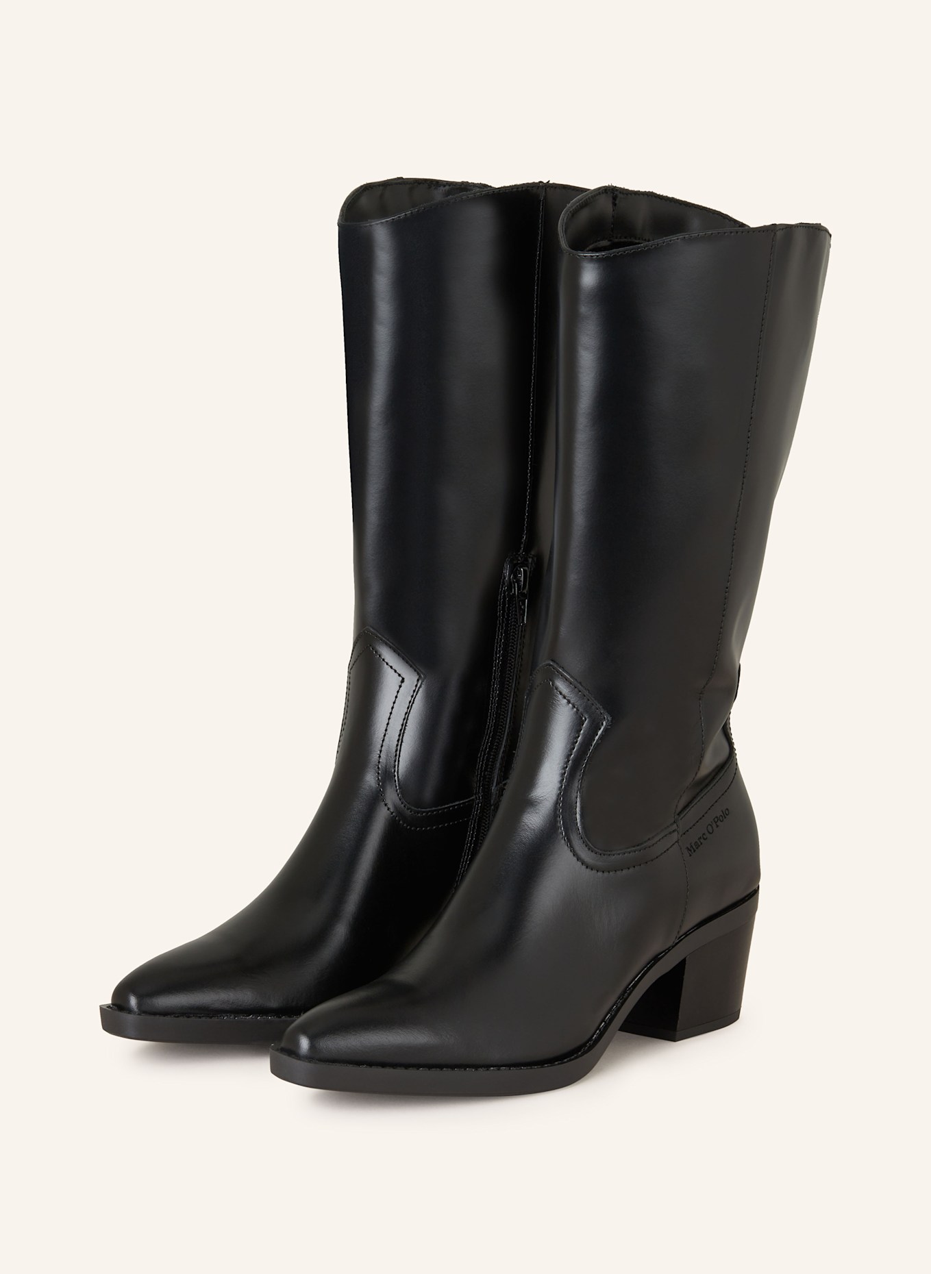 Marc O Polo Cowboy boots LUNA in black