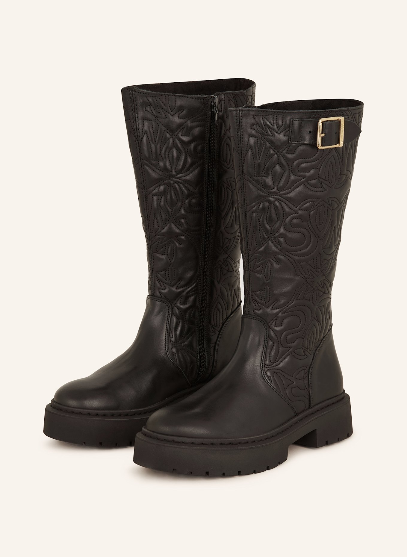 STEVE MADDEN Platform boots GELINA in black