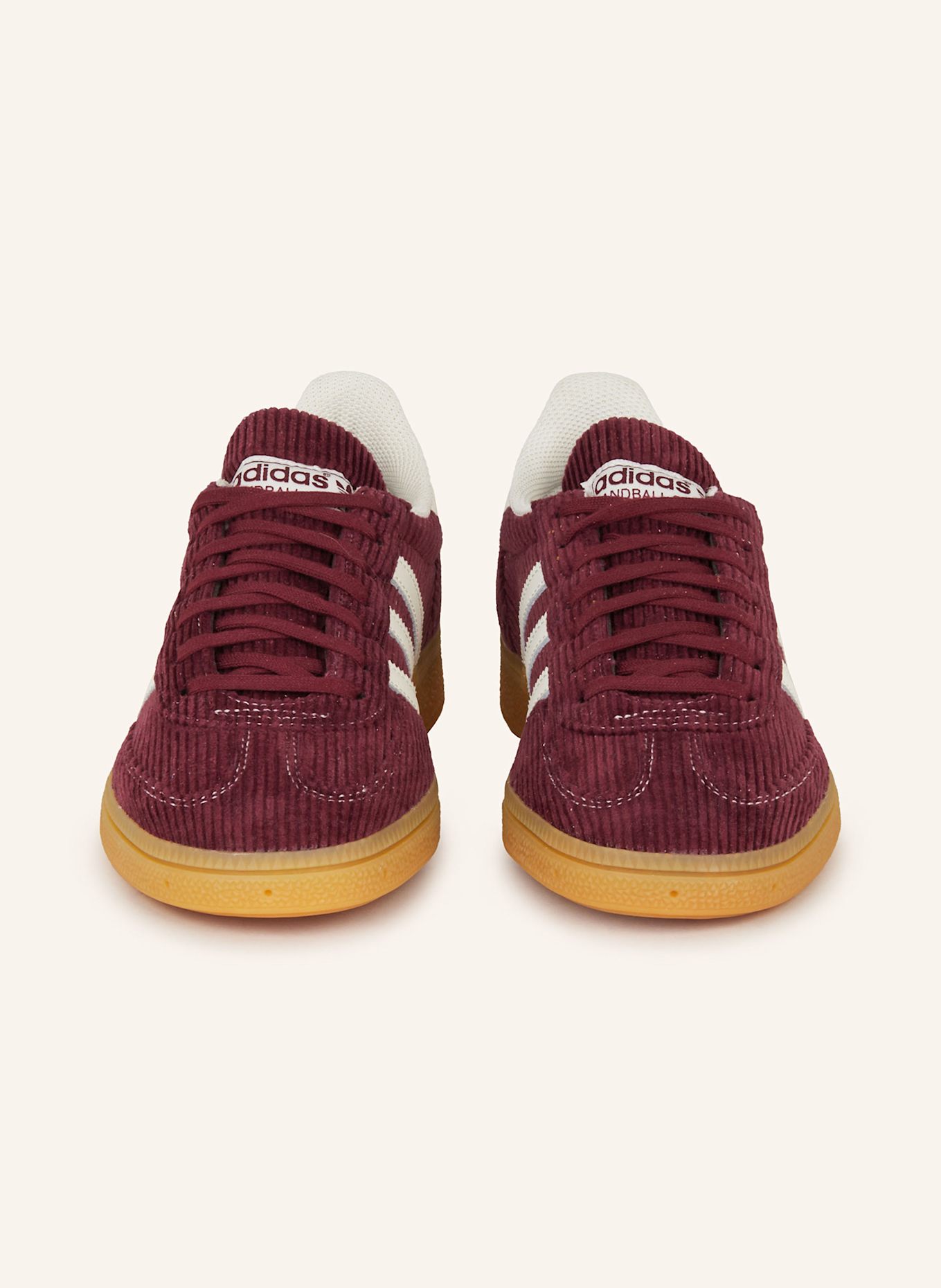 adidas Originals Sneakersy HANDBALL SPEZIAL: CIEMNOCZERWONY / KREMOWY