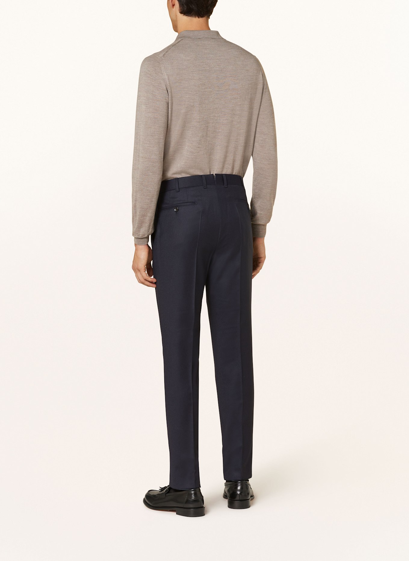 DRESSLER Anzugshose Slim Fit: 048 DUNKELBLAU