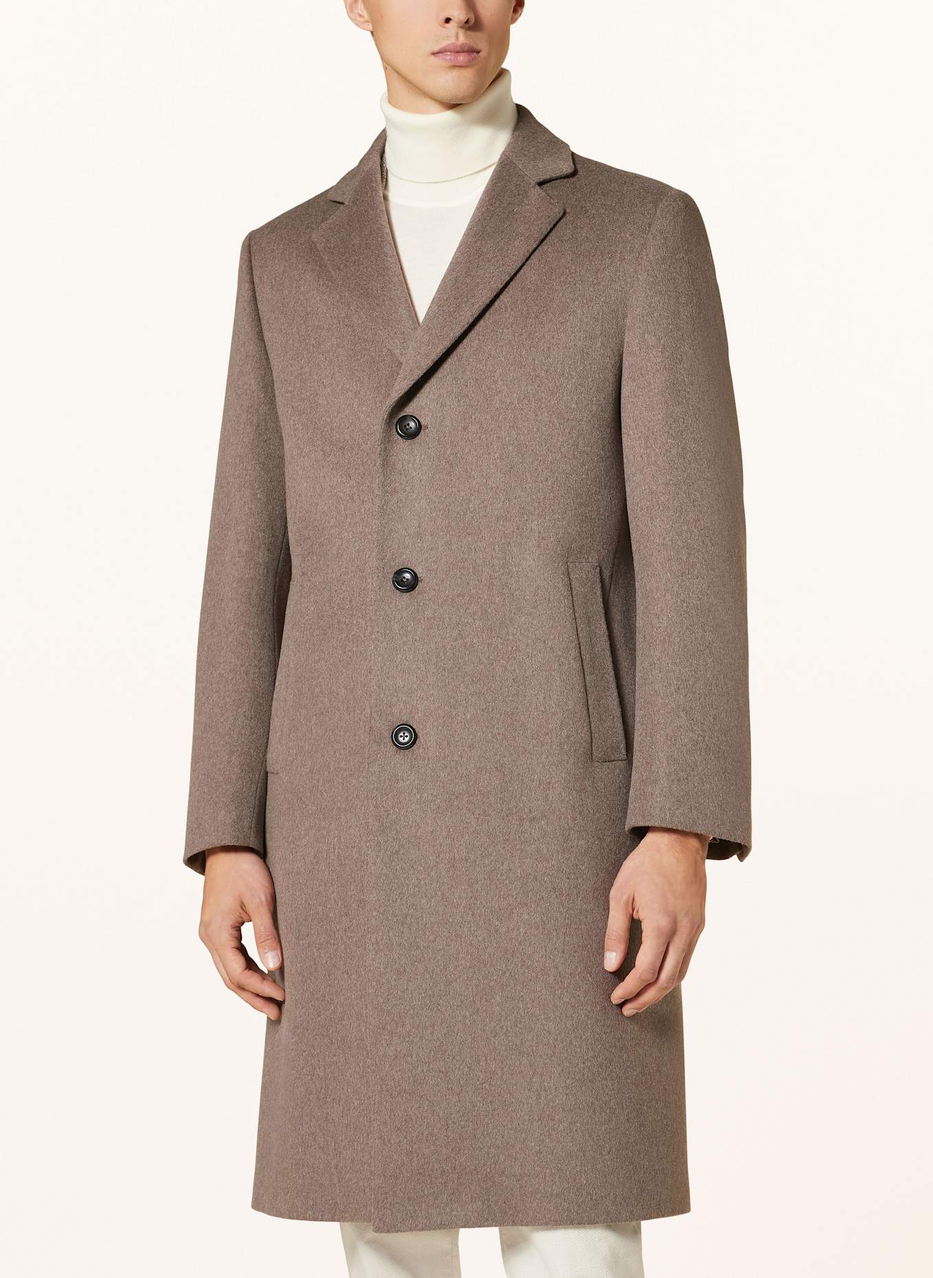 DRESSLER Wollmantel RAIKO: BRAUN