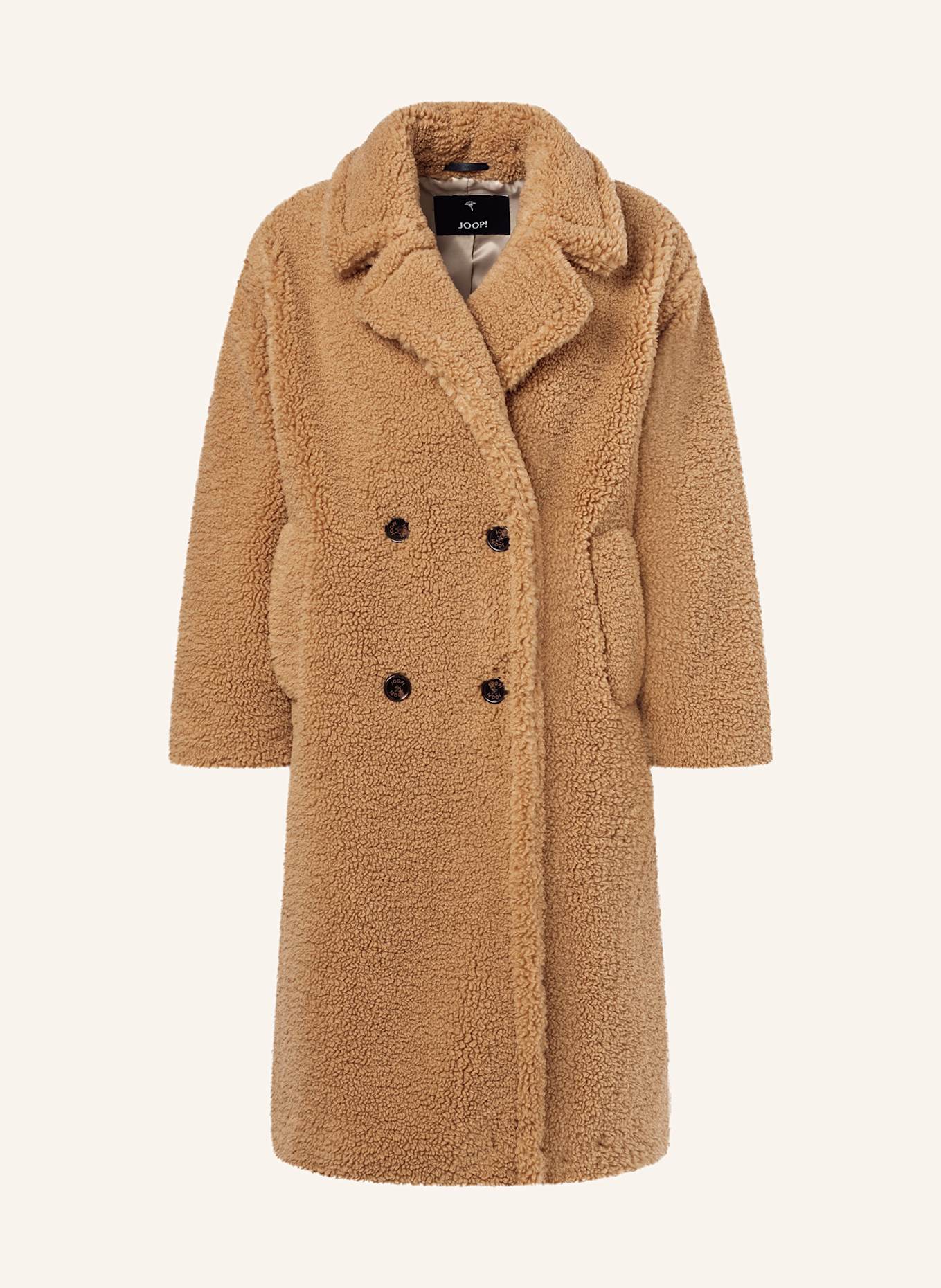 JOOP Teddy coat in beige