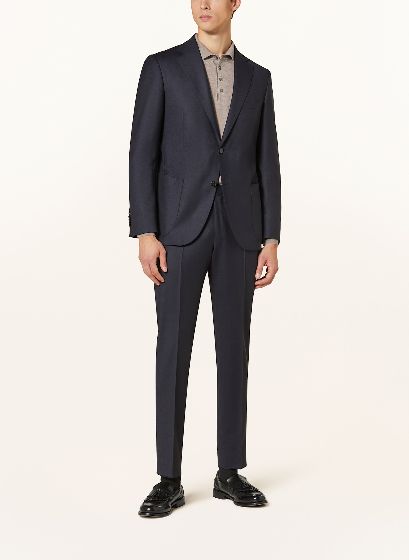 DRESSLER Anzugsakko Slim Fit: 048 DUNKELBLAU