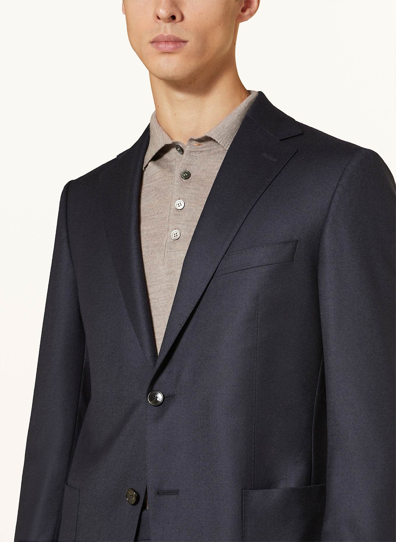 DRESSLER Anzugsakko Slim Fit: 048 DUNKELBLAU