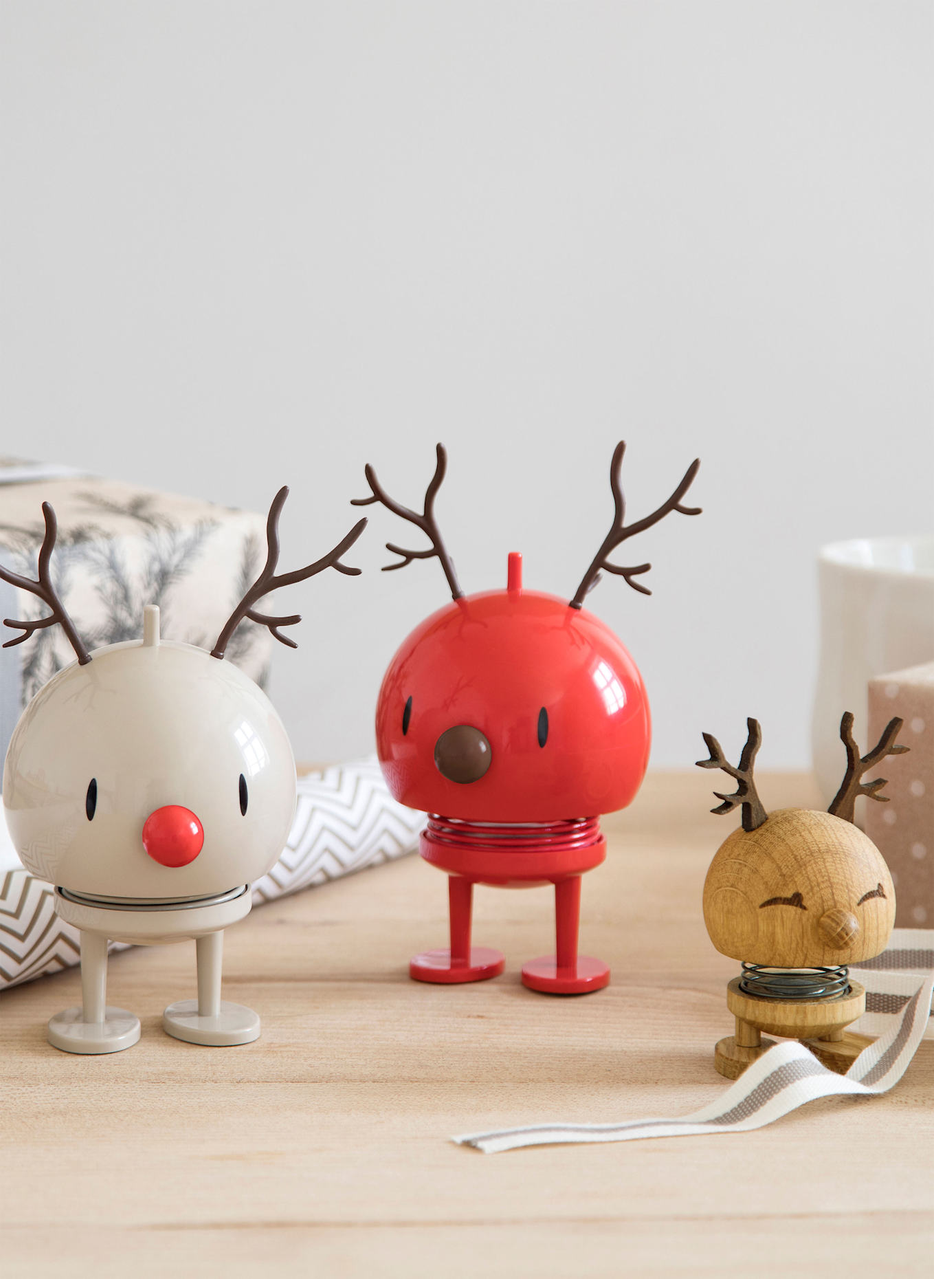 Hoptimist Dekofigur REINDEER BIMBLE: BRAUN
