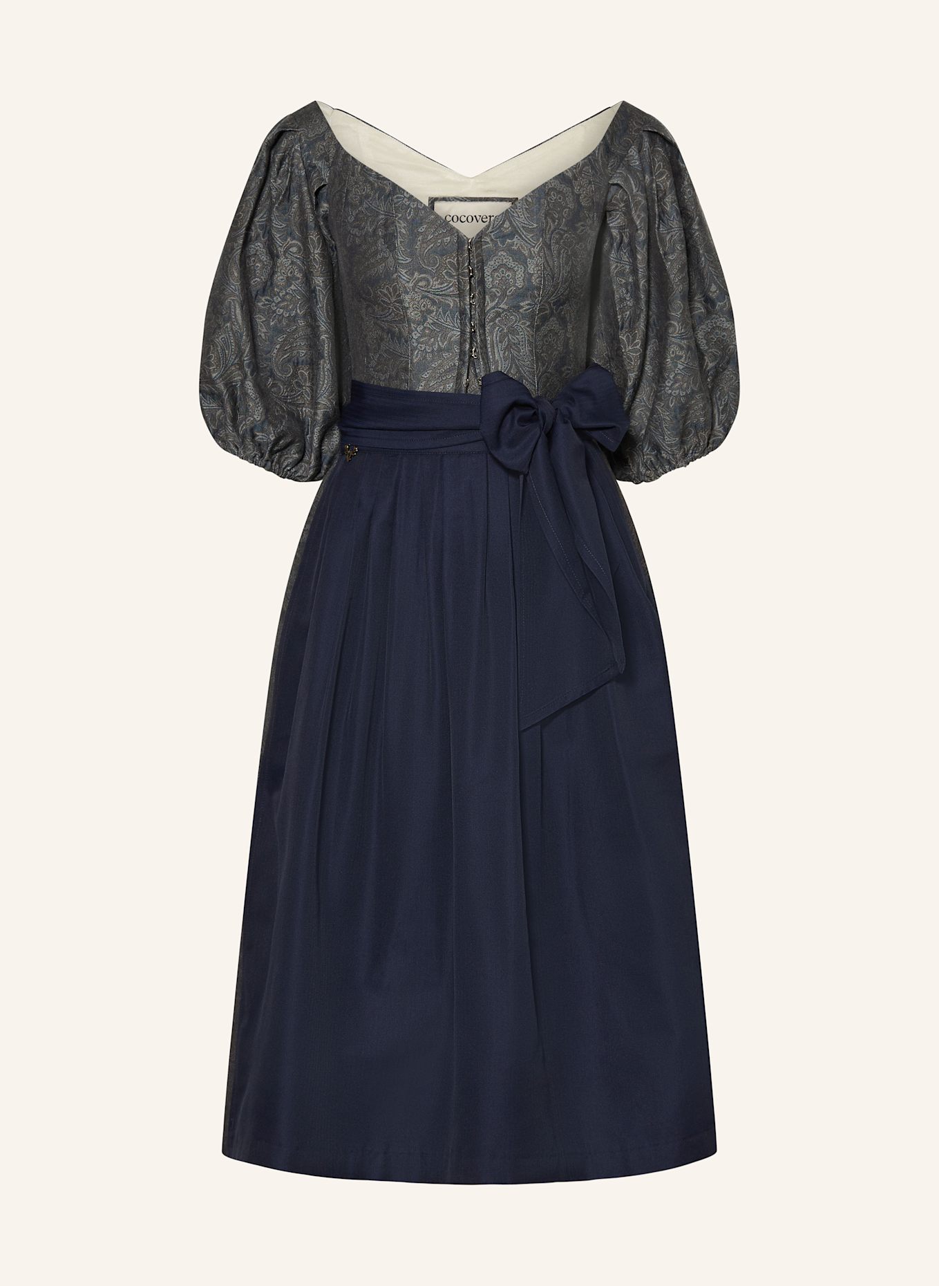 CocoVero Dirndl CARMEN: BLAU