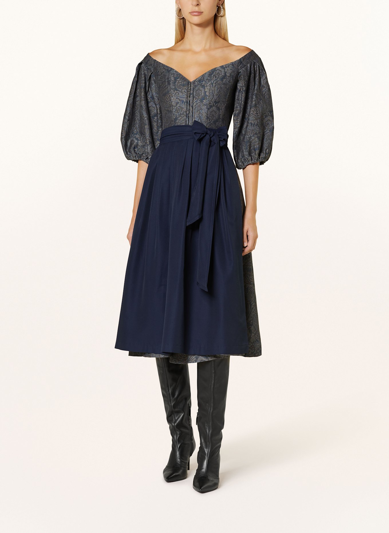 CocoVero Dirndl CARMEN: BLAU