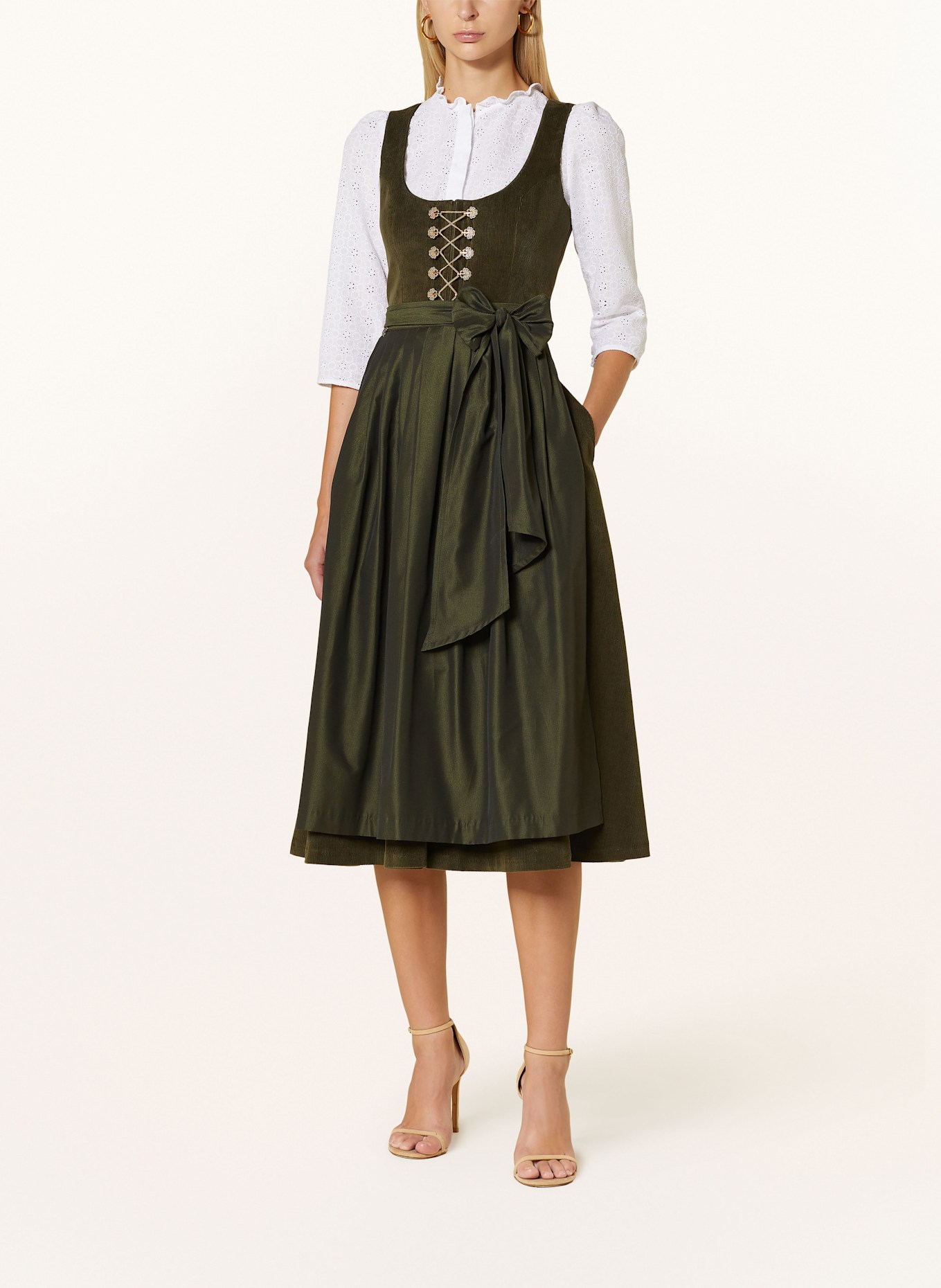 CocoVero Dirndl NELE, Color: OLIVE (Image 2)