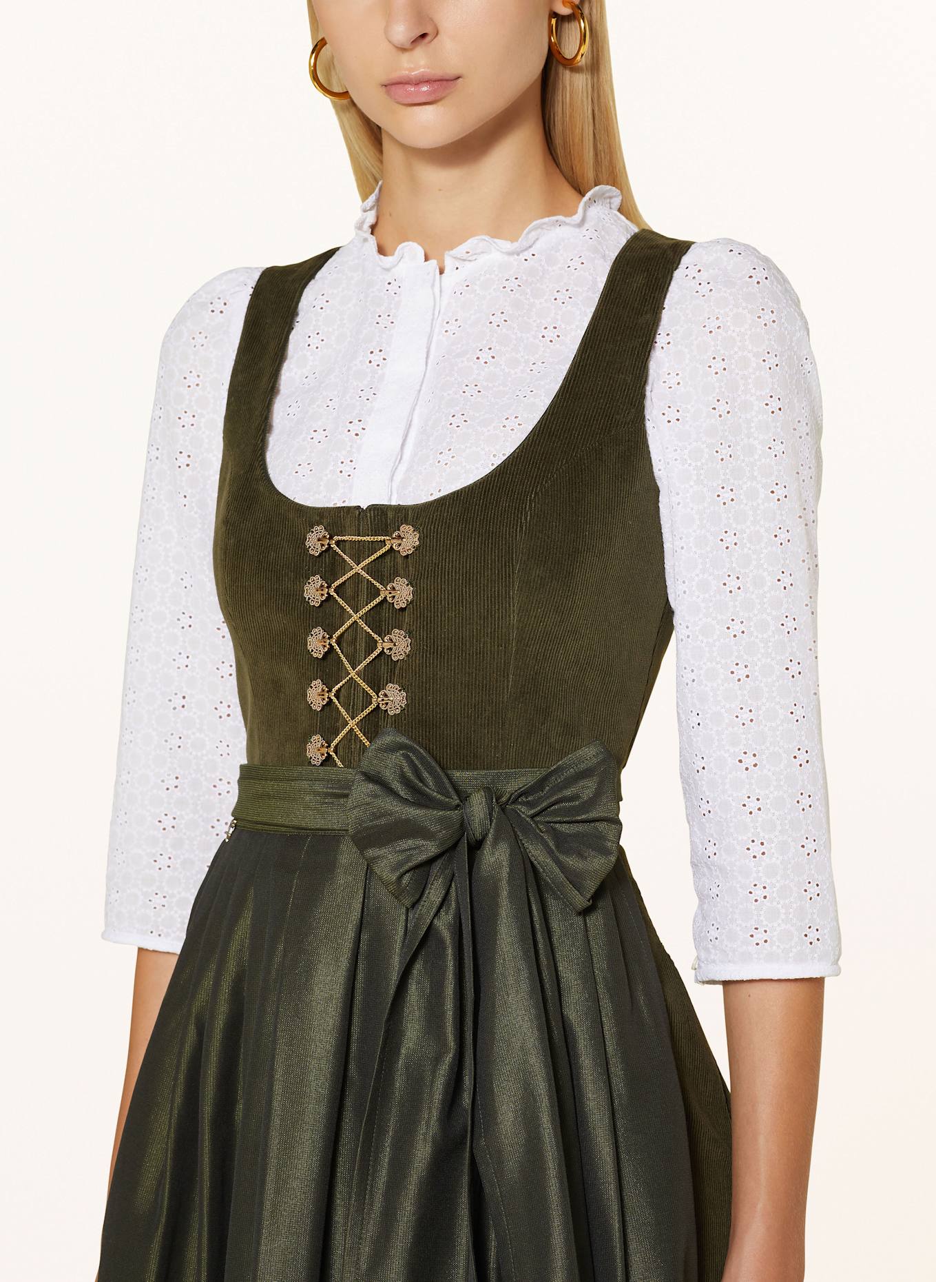 CocoVero Dirndl NELE, Color: OLIVE (Image 4)