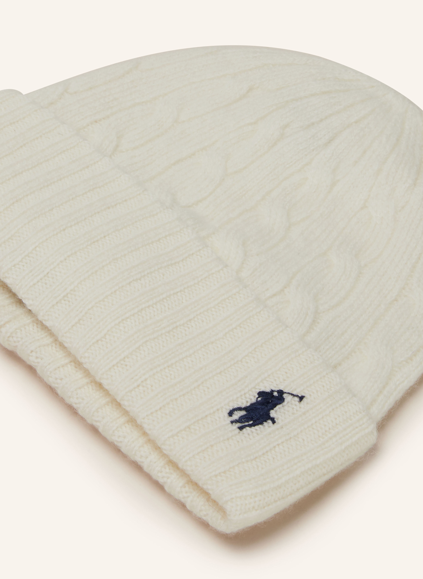 White polo beanie top