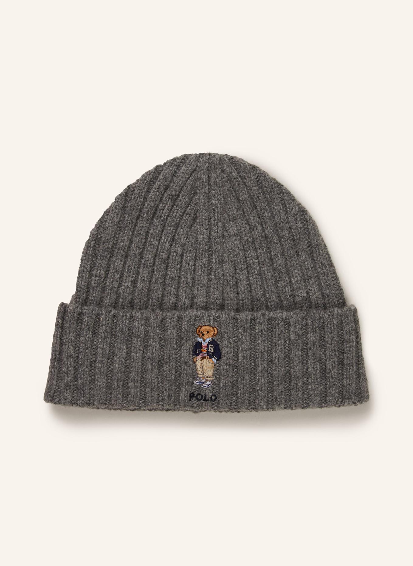 Gray polo beanie hotsell