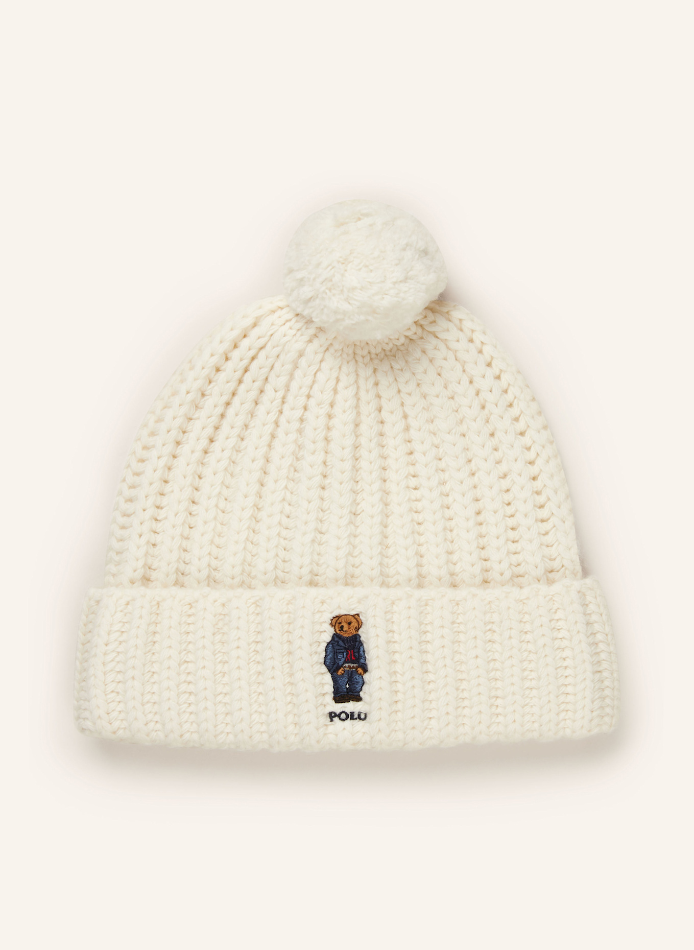POLO RALPH LAUREN Mütze: ECRU
