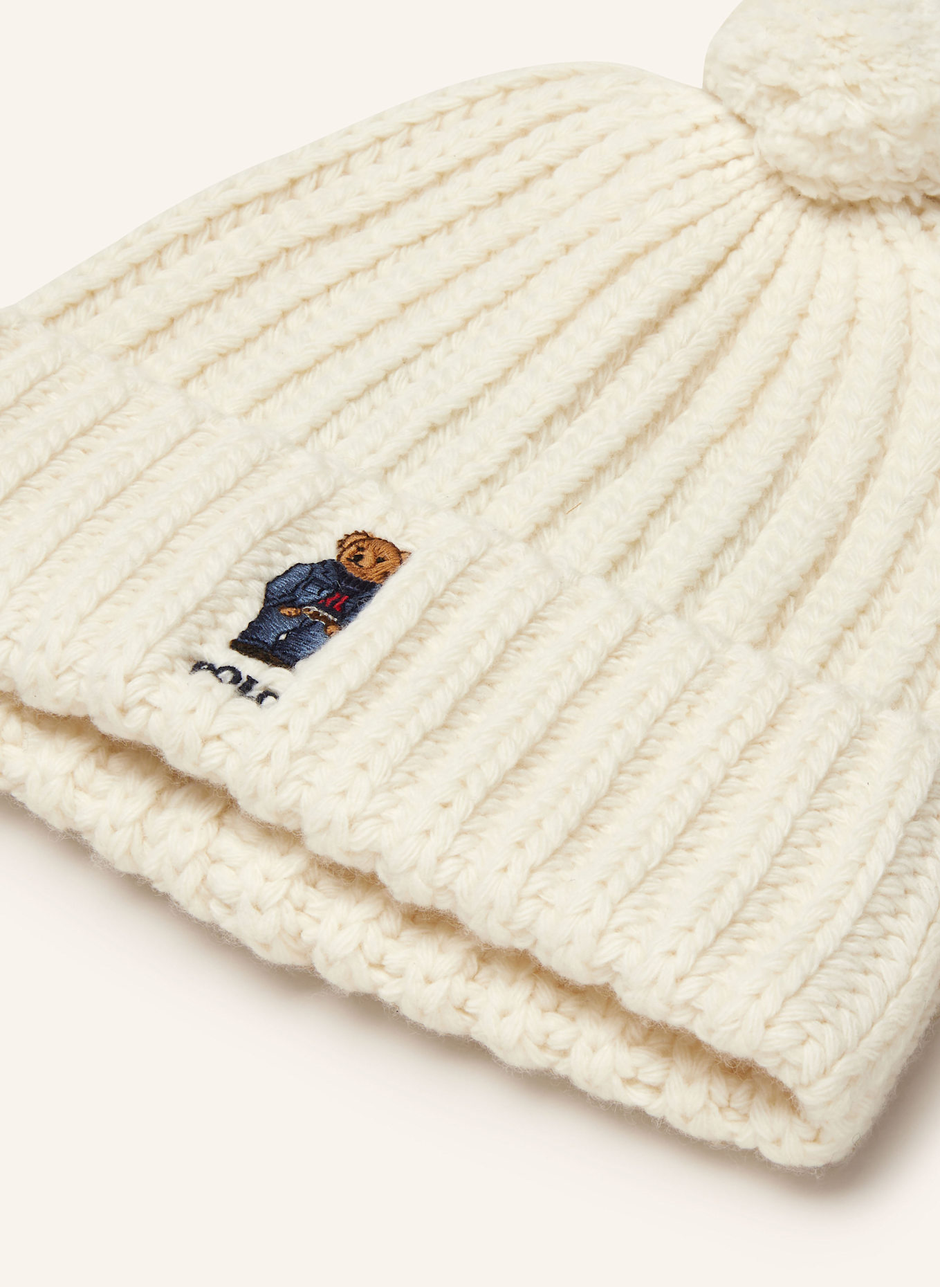 POLO RALPH LAUREN Mütze: ECRU