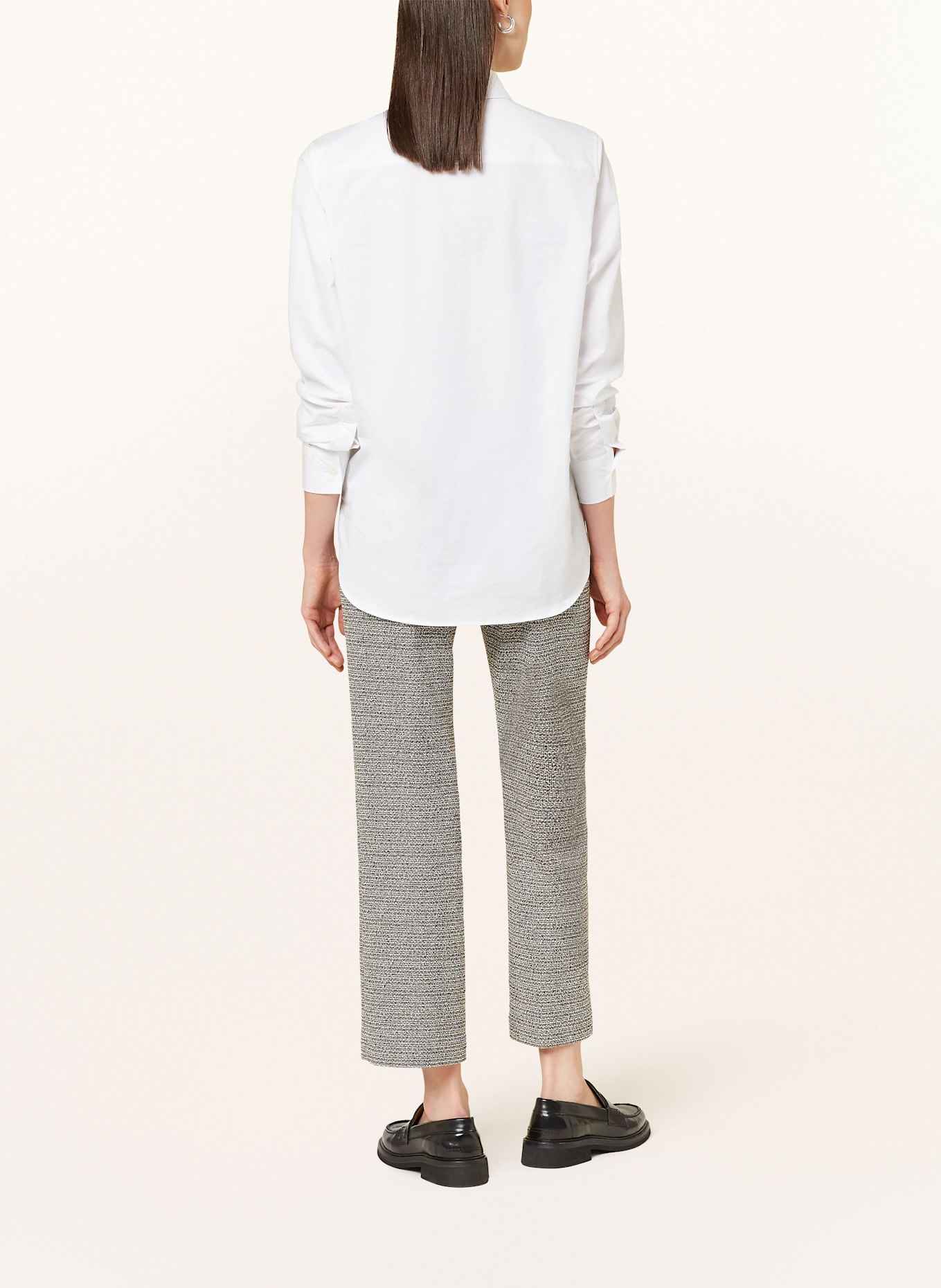 CINQUE Tweed-Hose CIHELGA: SCHWARZ / WEISS / BEIGE