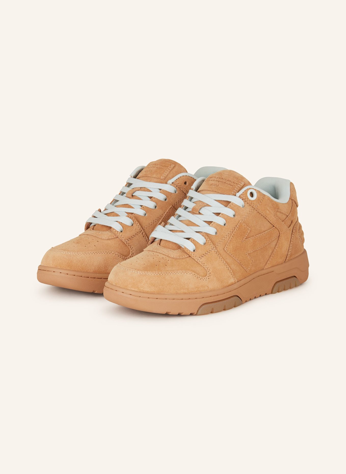 Off White Sneakers OUT OF OFFICE in brown