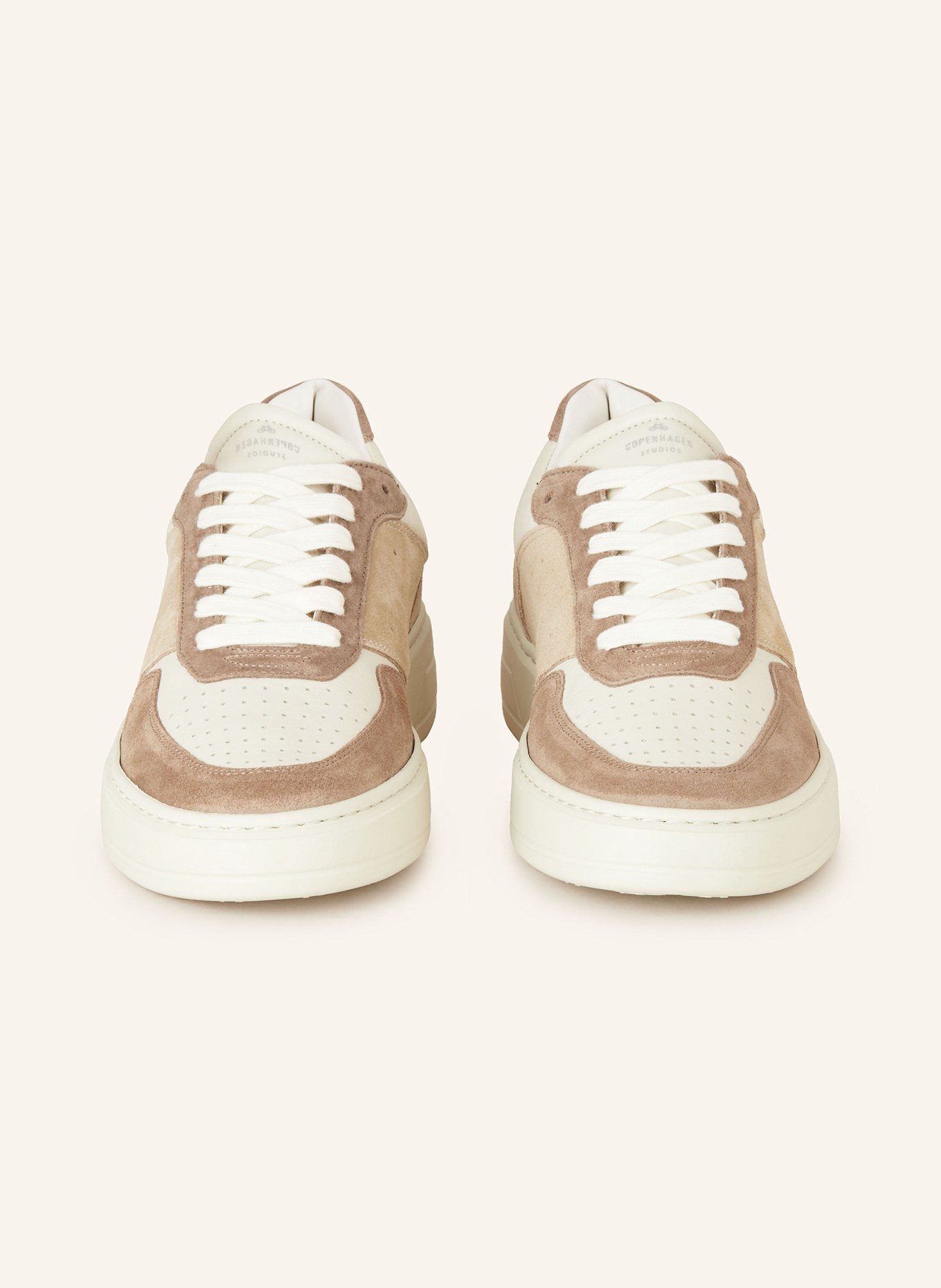 COPENHAGEN sneakers constituci CPH1M: CREAM/ BROWN/ LIGHT BROWN