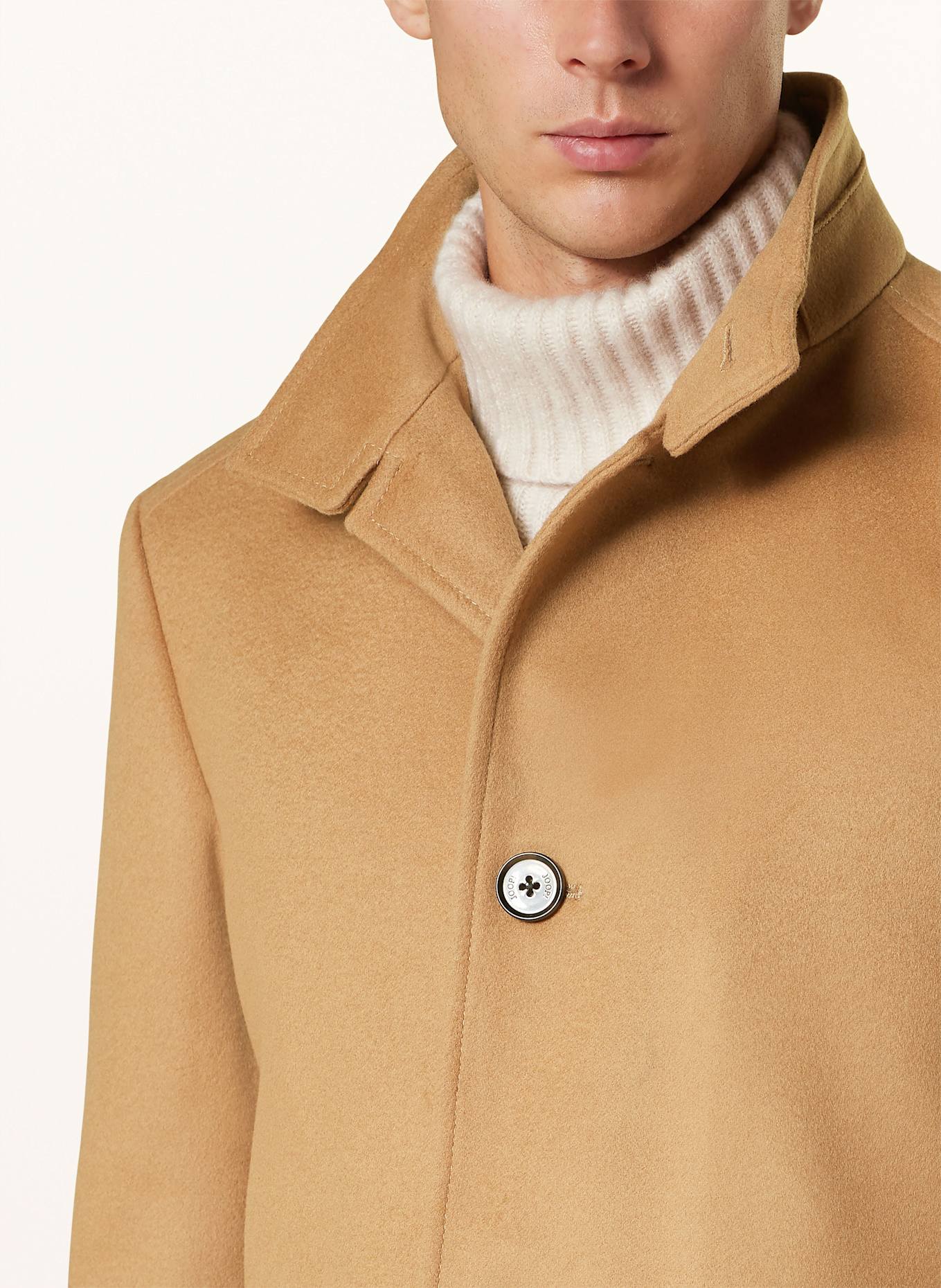 Light camel wool coat deals