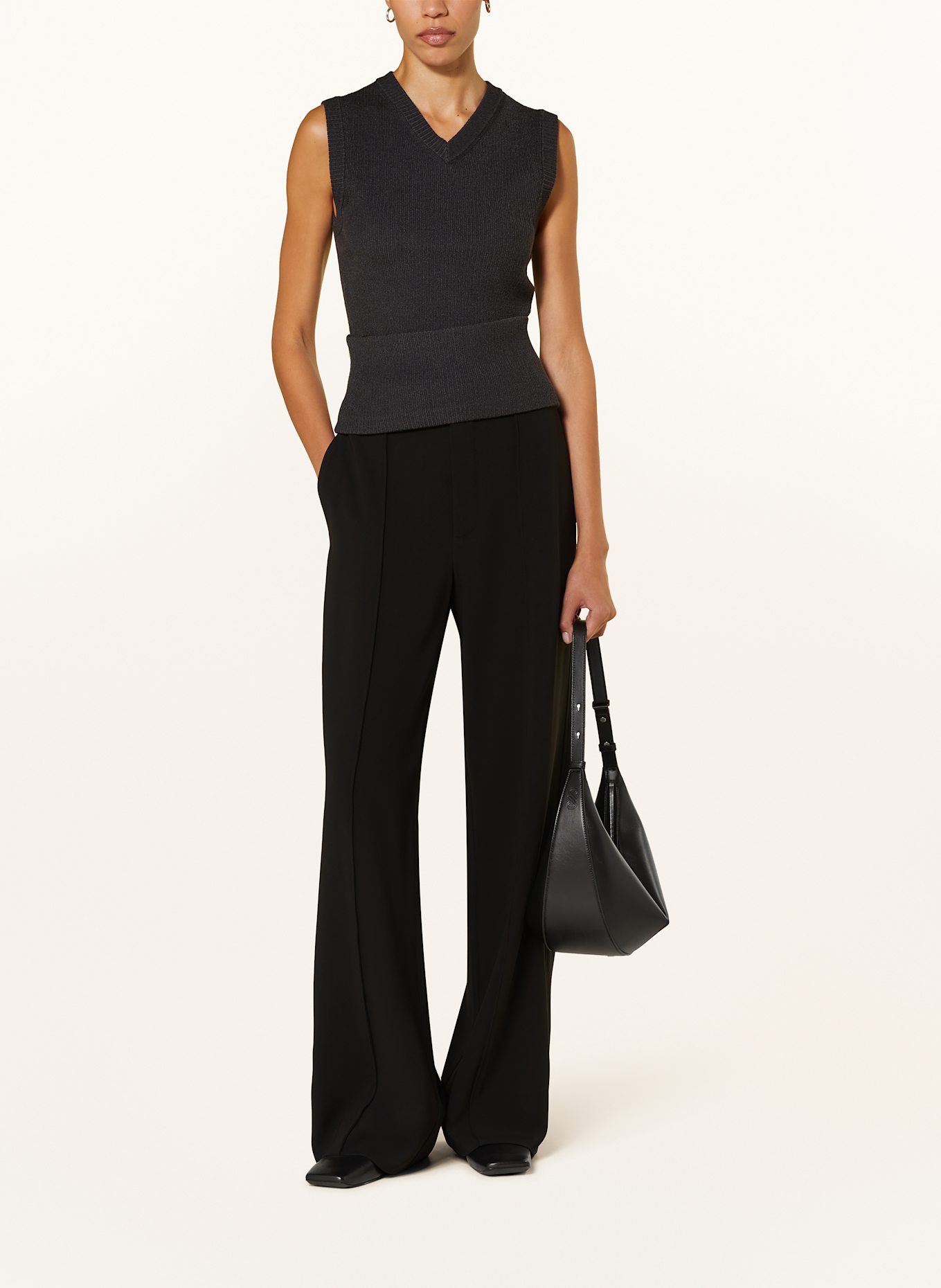 Proenza Schouler Pullunder mit abnehmbarem Saum: DUNKELGRAU