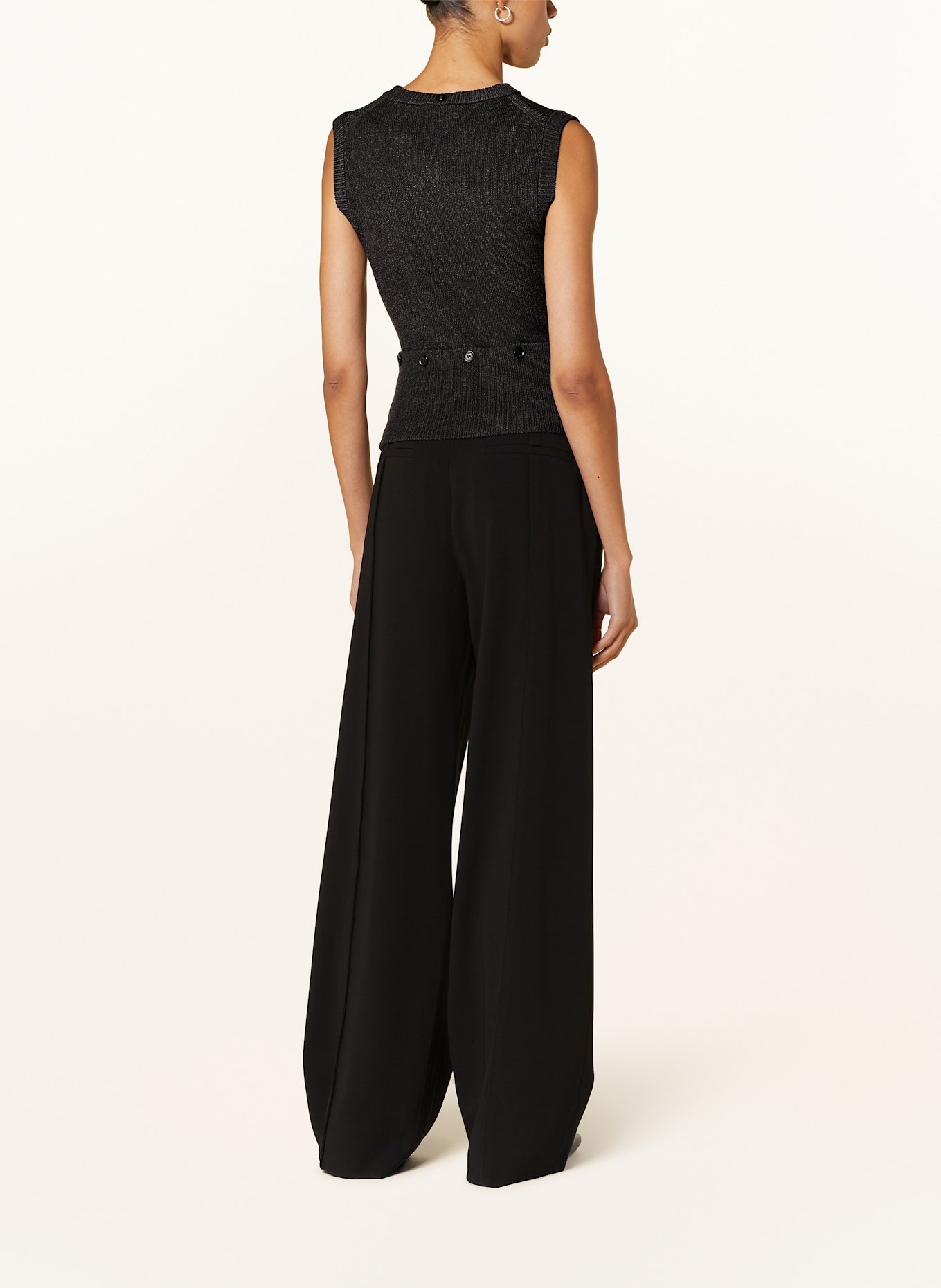 Proenza Schouler Pullunder mit abnehmbarem Saum: DUNKELGRAU