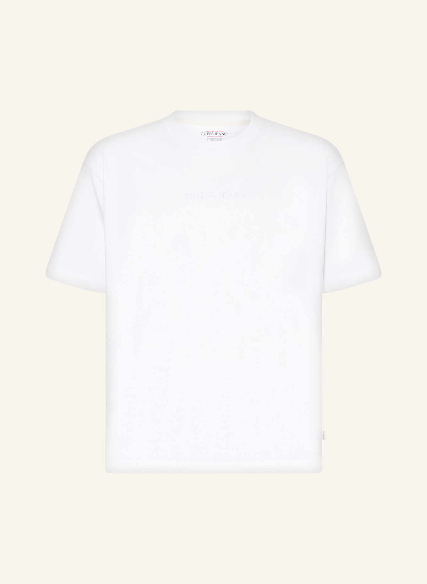 GUESS JEANS T-shirt, Color: WHITE (Image 1)