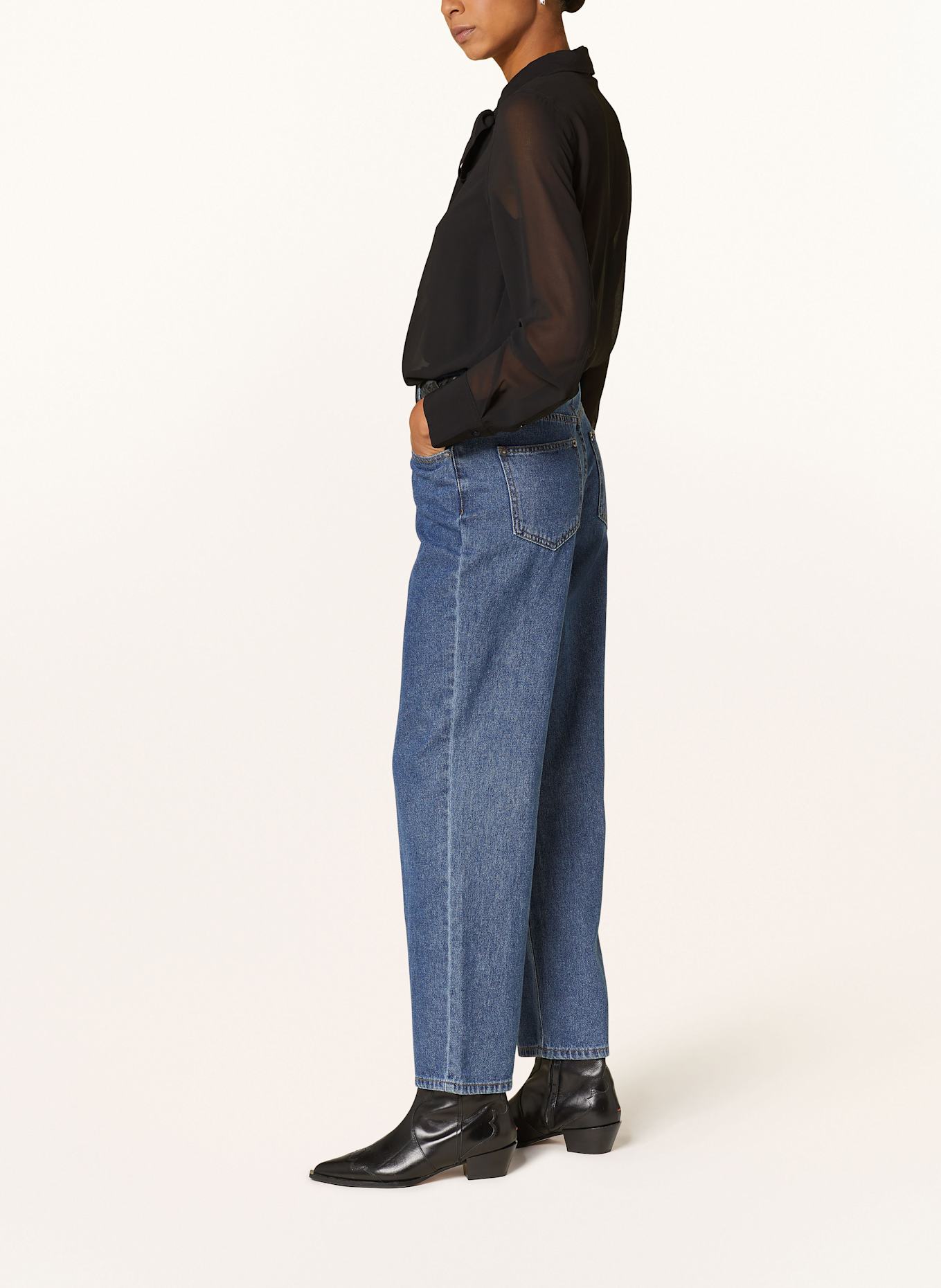 ROUGE VILA 7/8 Jeans: DARK BLUE DENIM