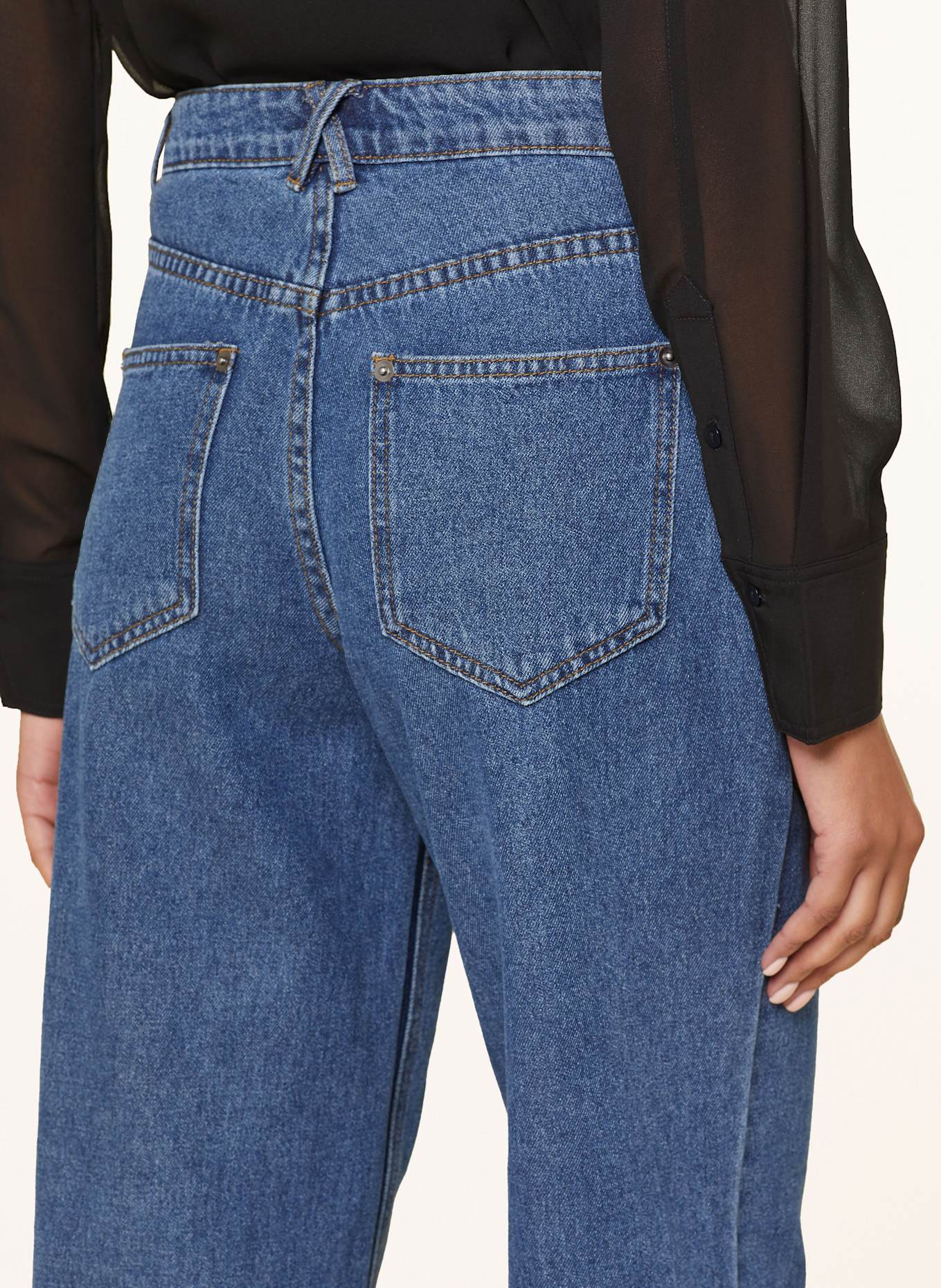 ROUGE VILA 7/8 Jeans: DARK BLUE DENIM