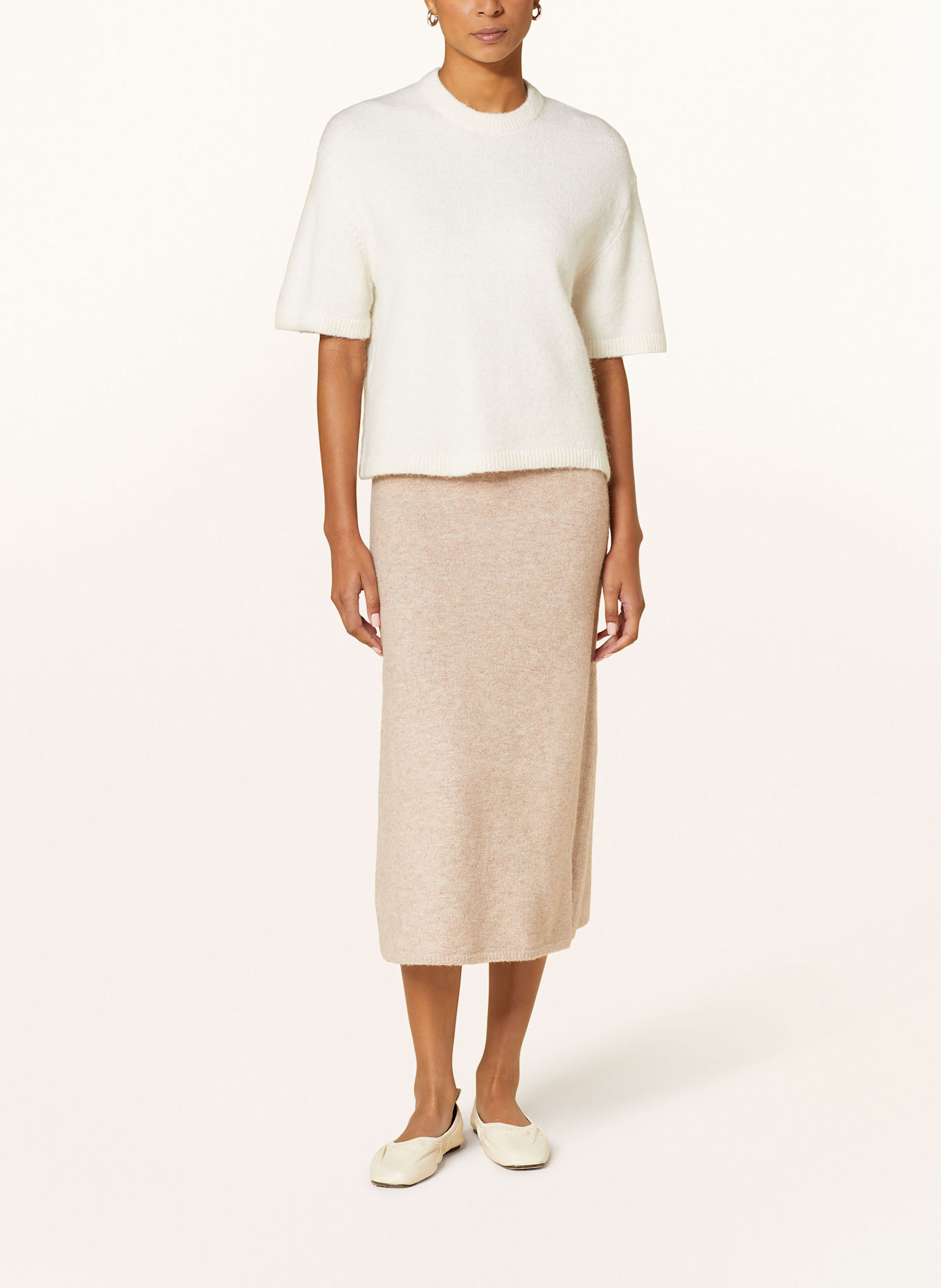 NEO NOIR Spódnica z dzianiny ASHANTI: CAMELOWY