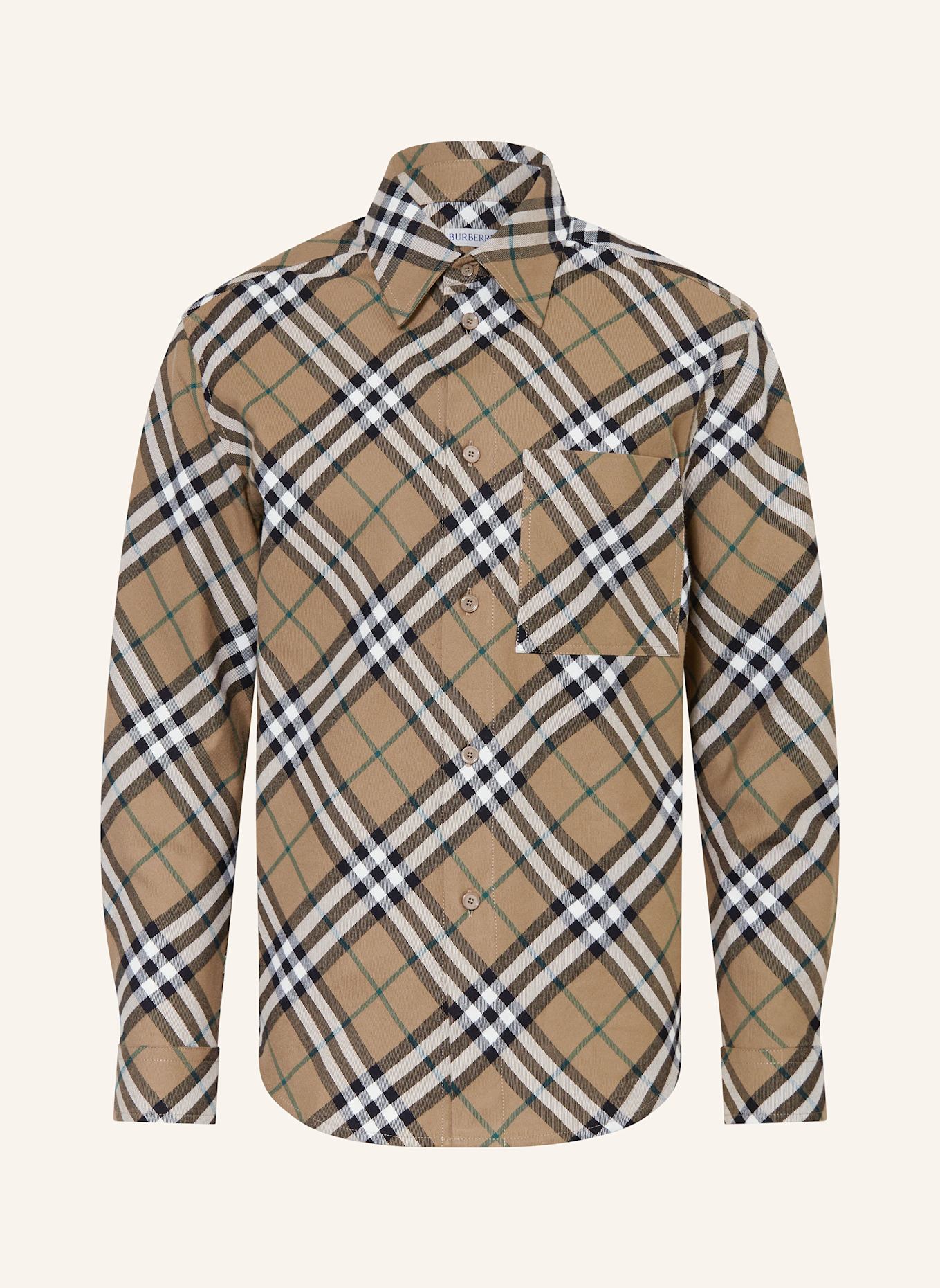 BURBERRY Flannel overshirt