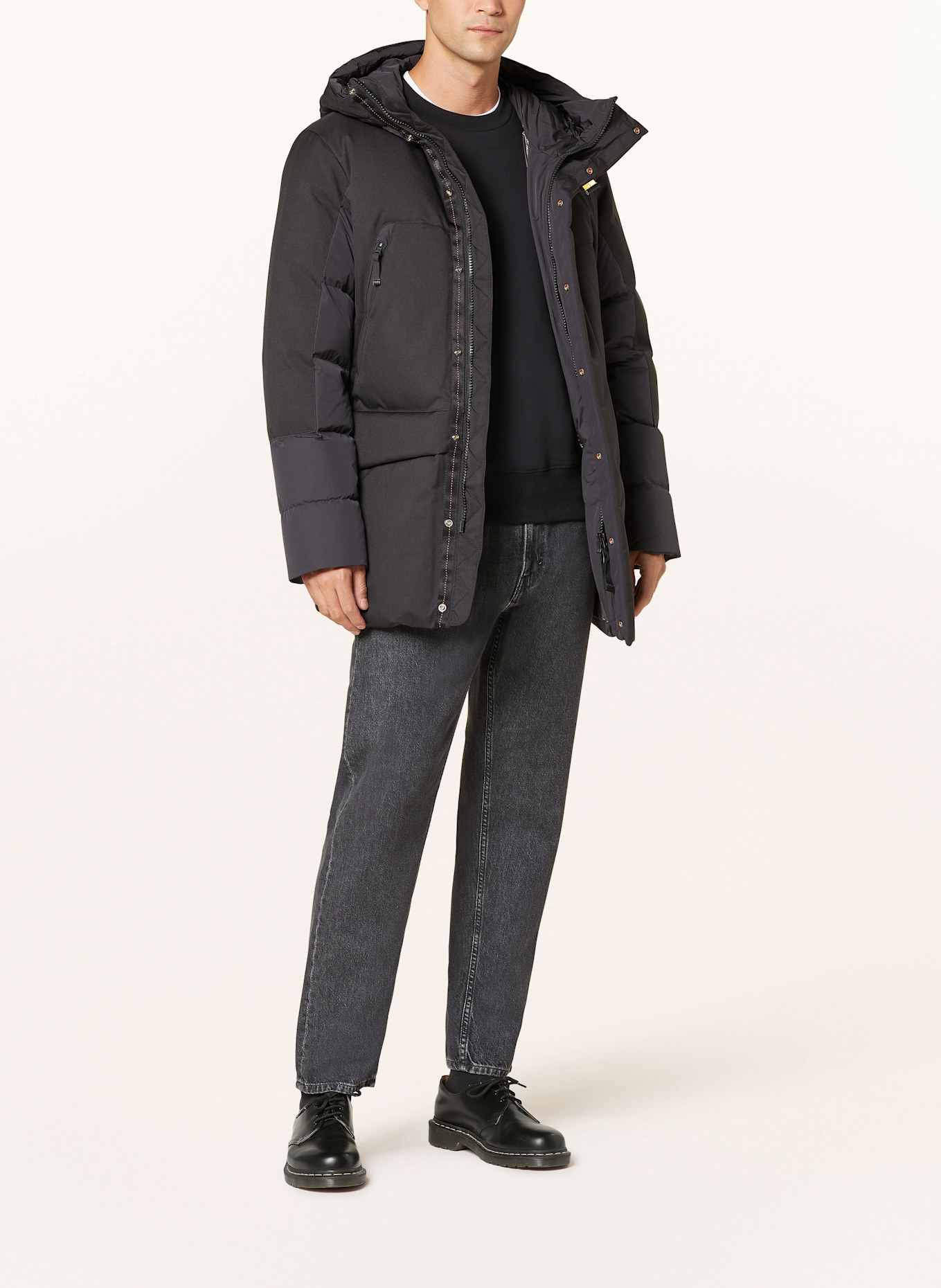 Parajumpers carbon hooded padded jacket on sale