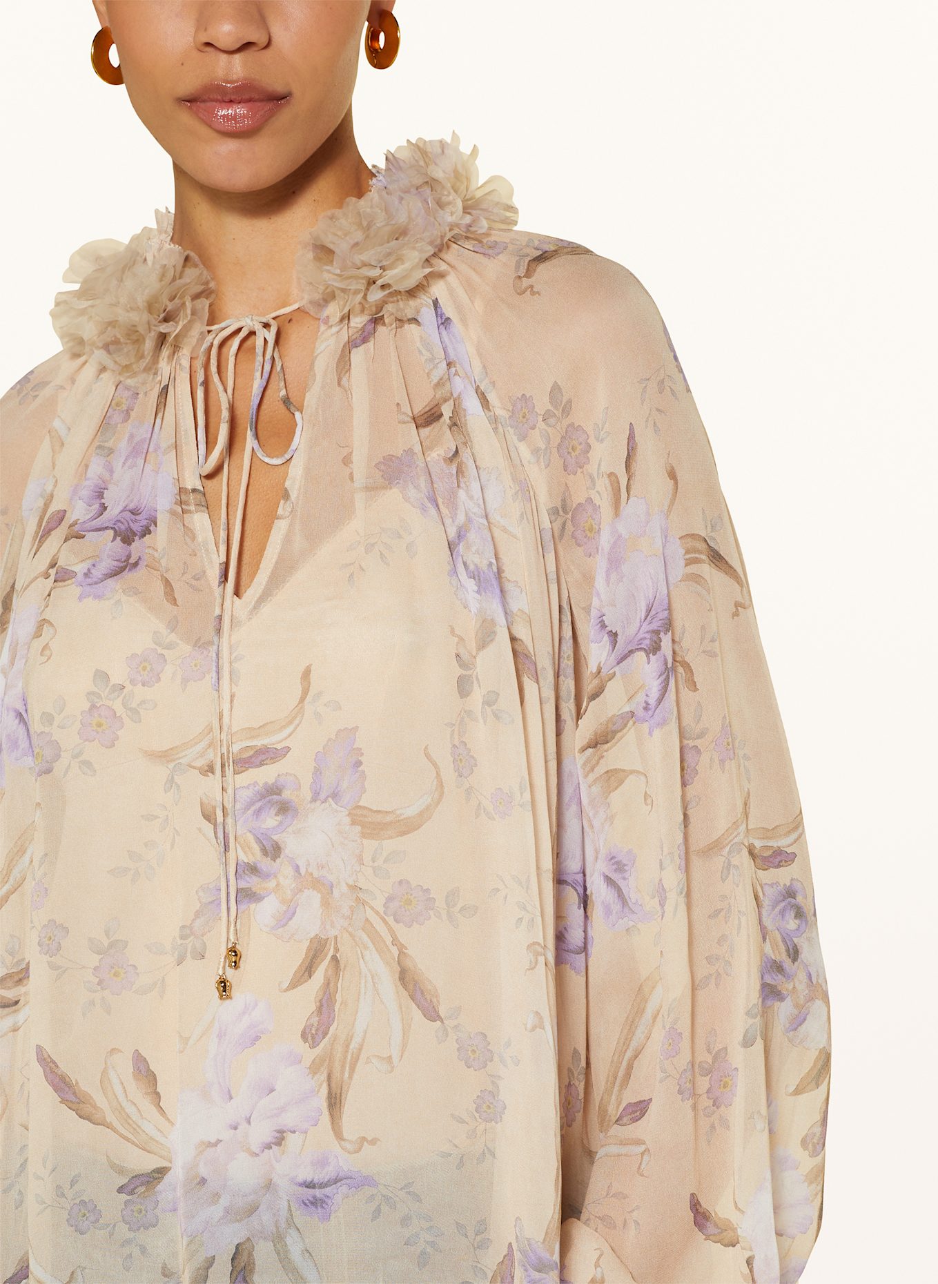 ZIMMERMANN Halenka EDEN: BÉŽOVÁ / SVĚTLE FIALOVÁ